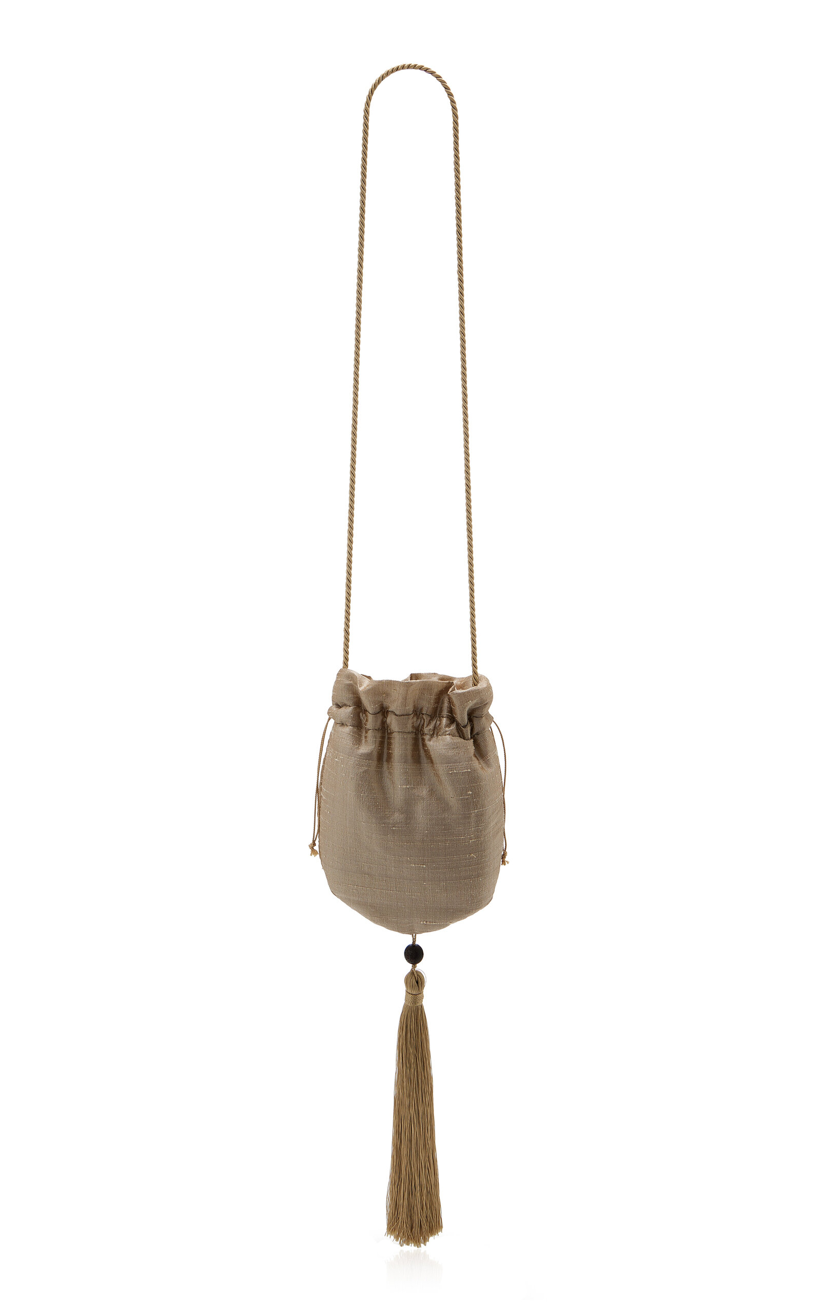 Le Sundial Exclusive La Isla Étoile Tasseled Silk Pouch