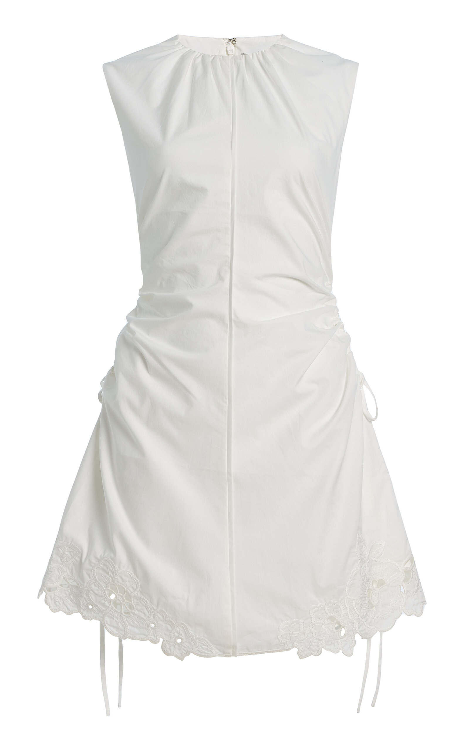 SIR. Klara Ruched Cotton Mini Dress
