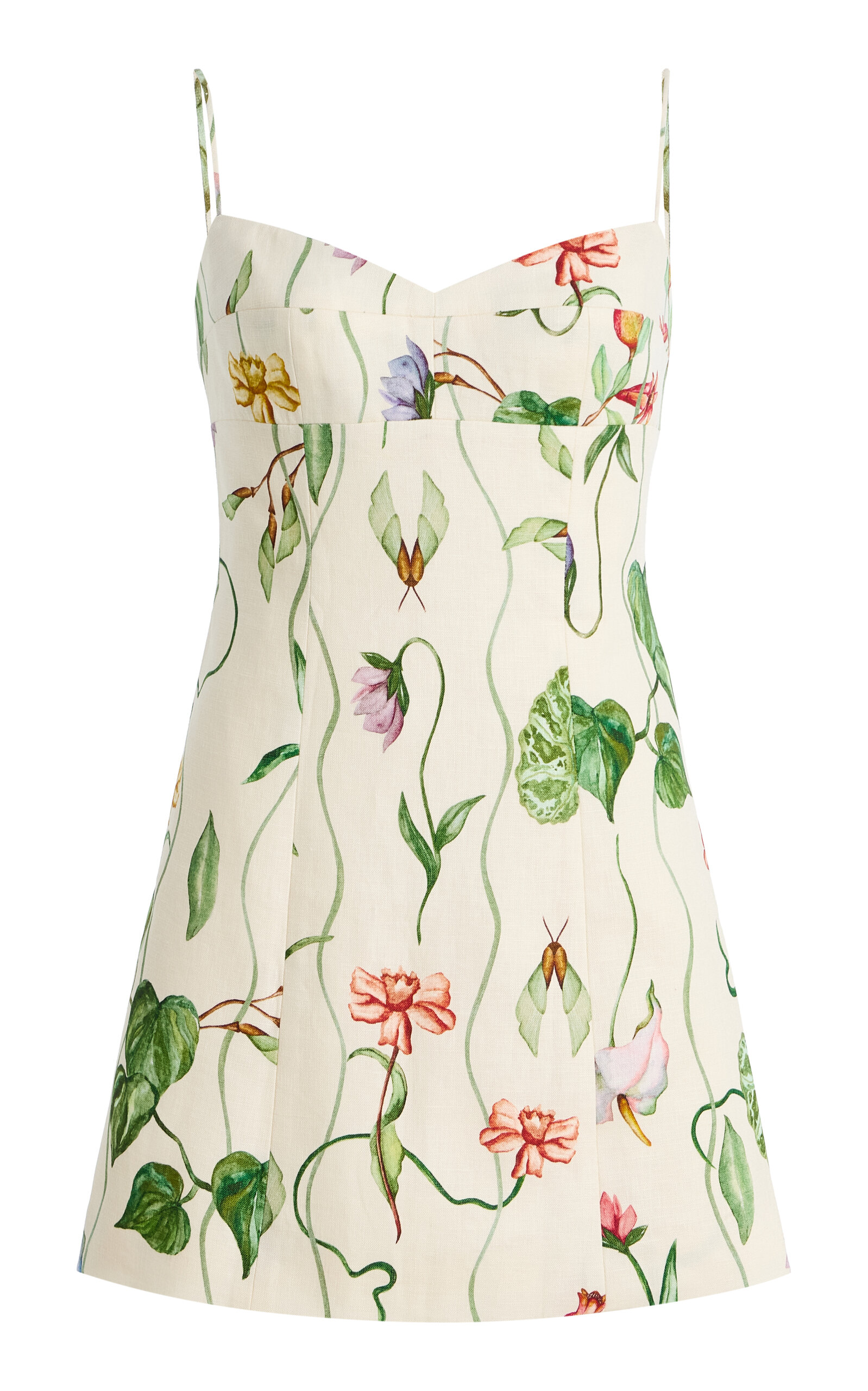 Cara Cara Cherry Linen Mini Dress
