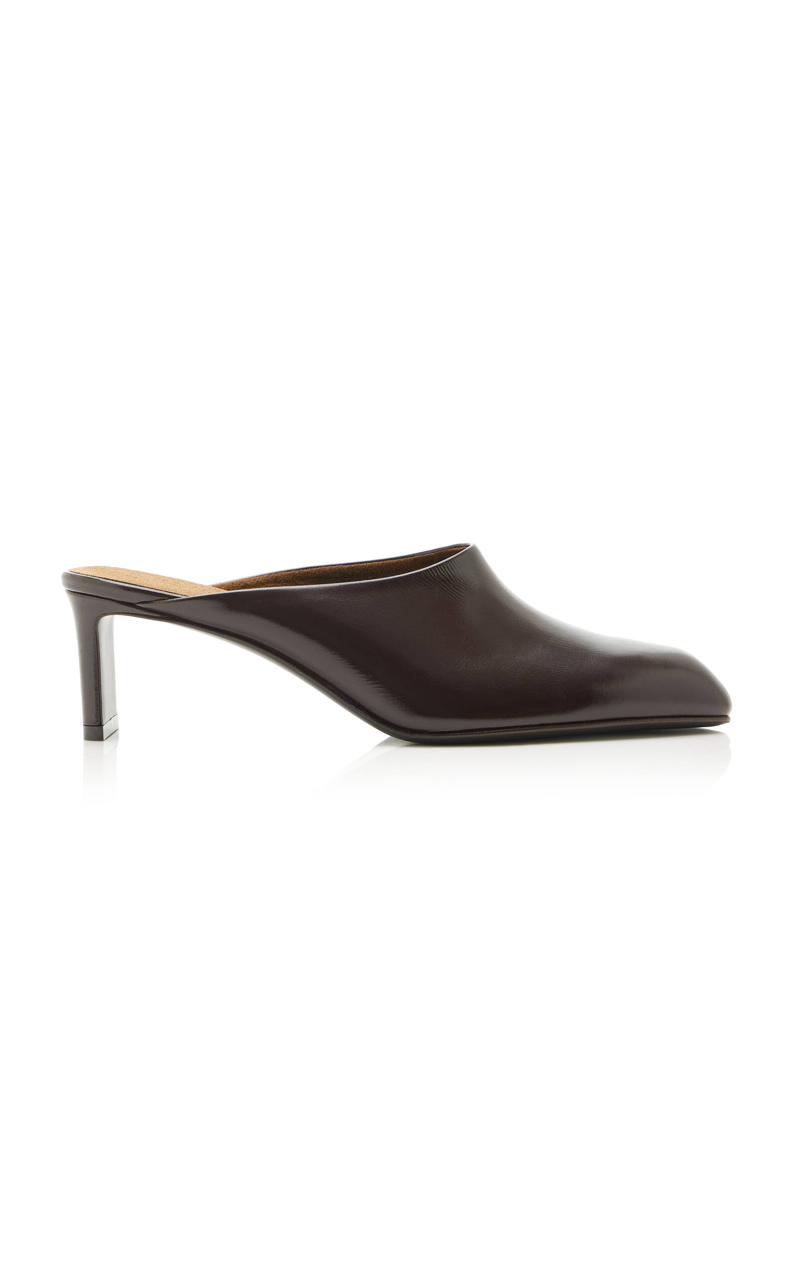Khaite Colt Leather Mules - Moda Operandi