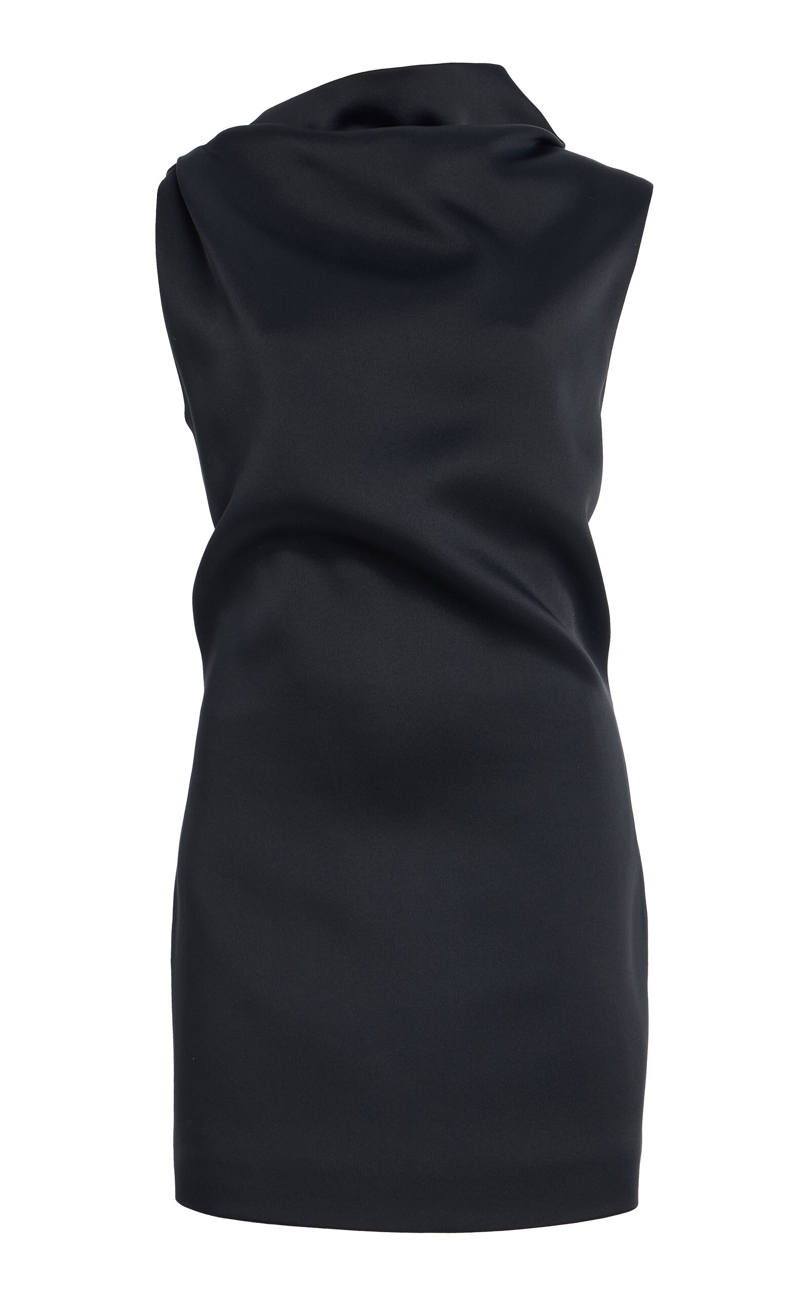 Khaite Astor Satin Mini Dress