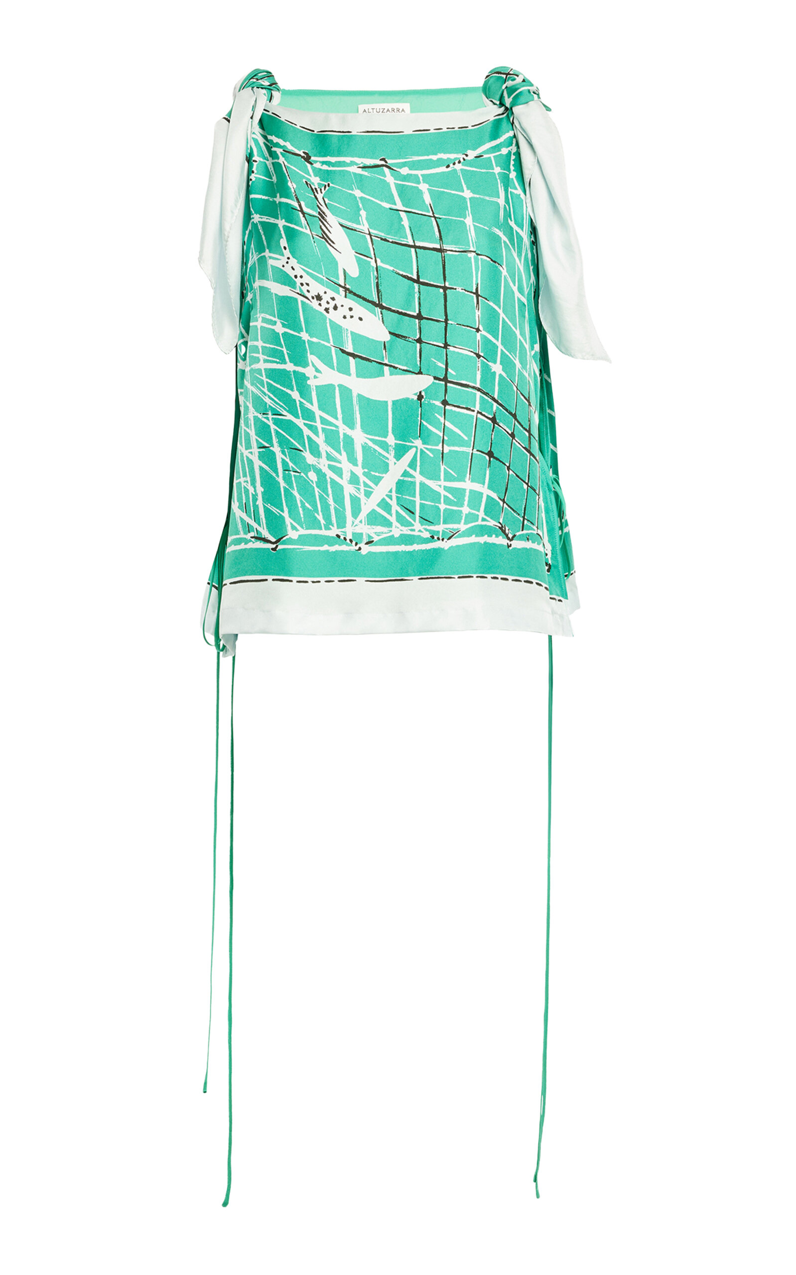 Altuzarra Siggi Tie-Detailed Silk Top | Thumbnail 9