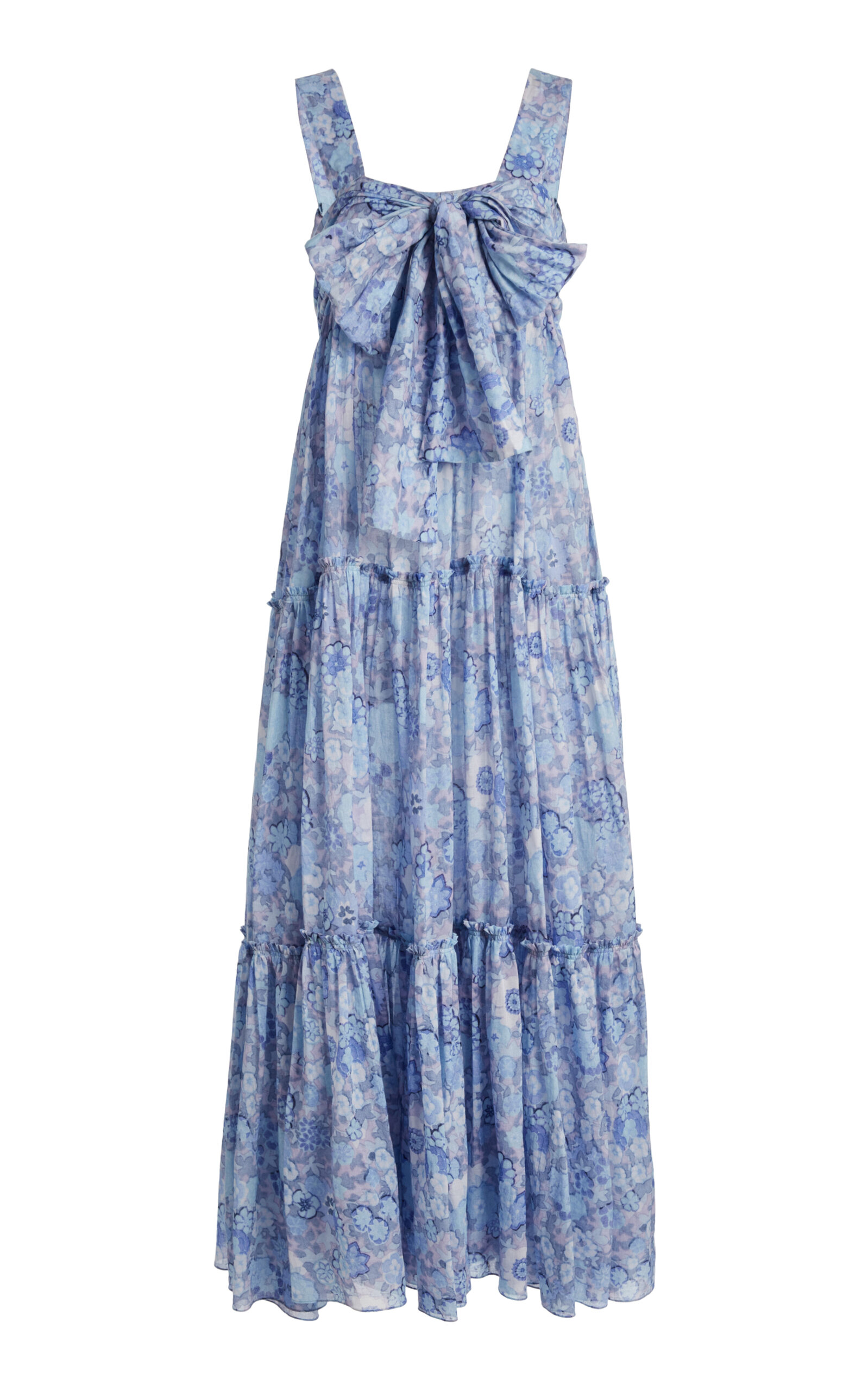 Chloé Floral-Printed Cotton Voile Midi Dress | Thumbnail 7