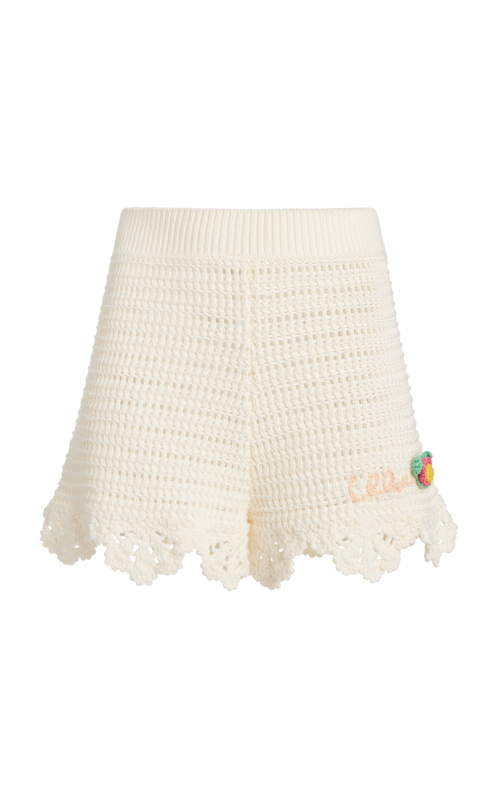 Chloé Crocheted Organic Cotton Shorts | Thumbnail 7
