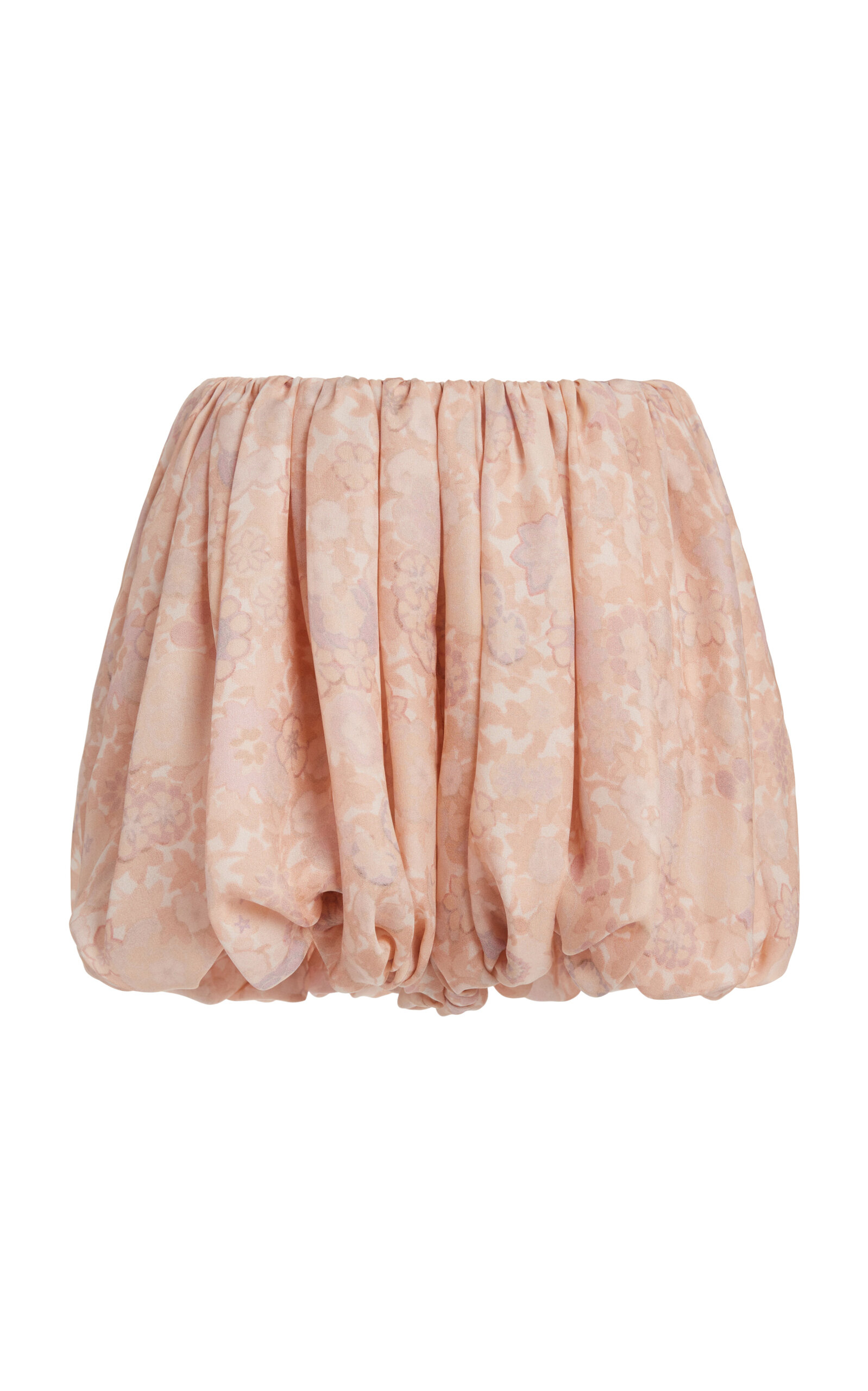 Chloé Floral-Printed Silk Charmeuse Bloomer Shorts