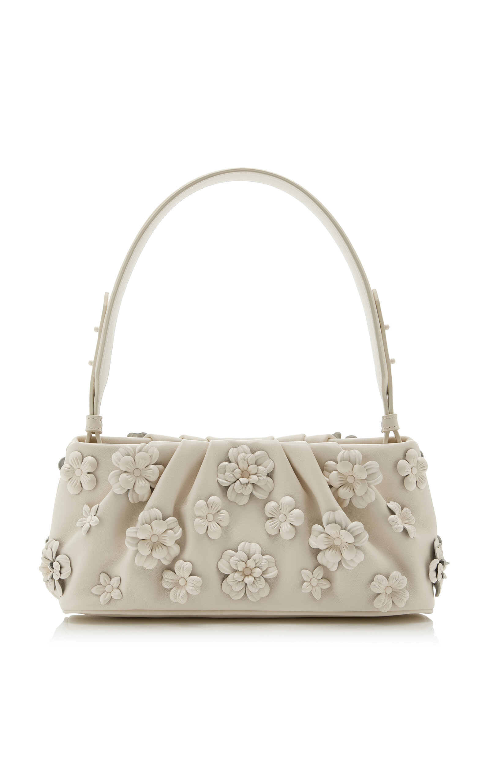 SIMKHAI Harlow Leather Flower Shoulder Bag - Moda Operandi