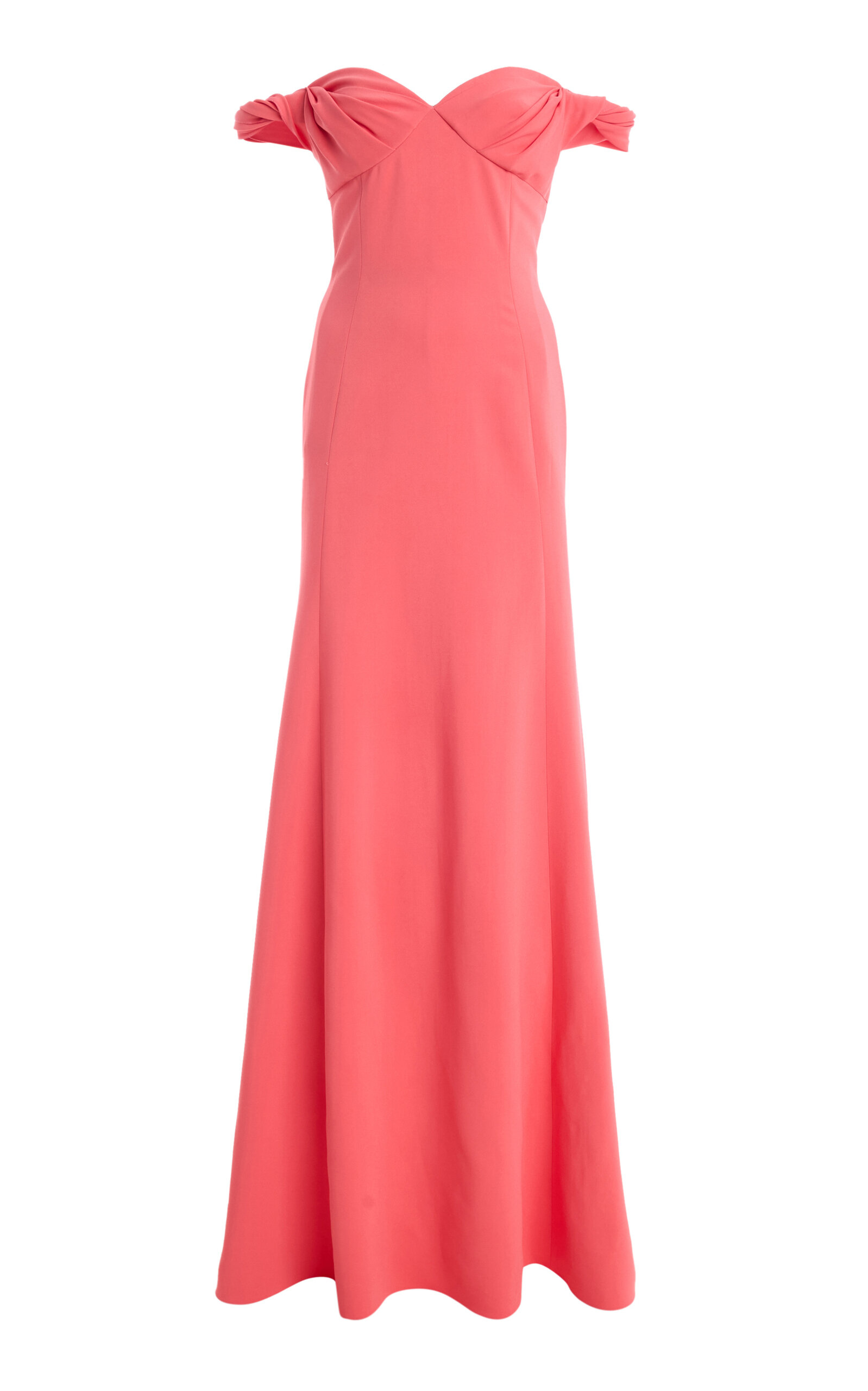 Oscar de la Renta Off-The-Shoulder Gown