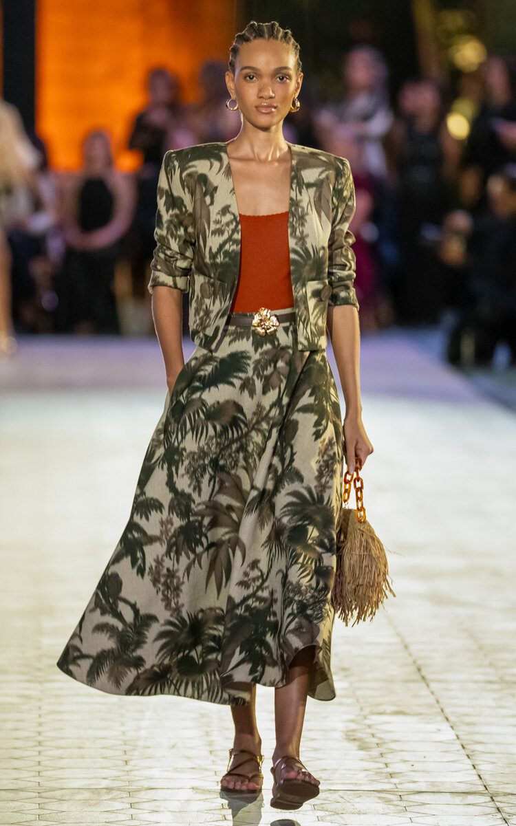 Oscar De La Renta Moda Operandi In Brown