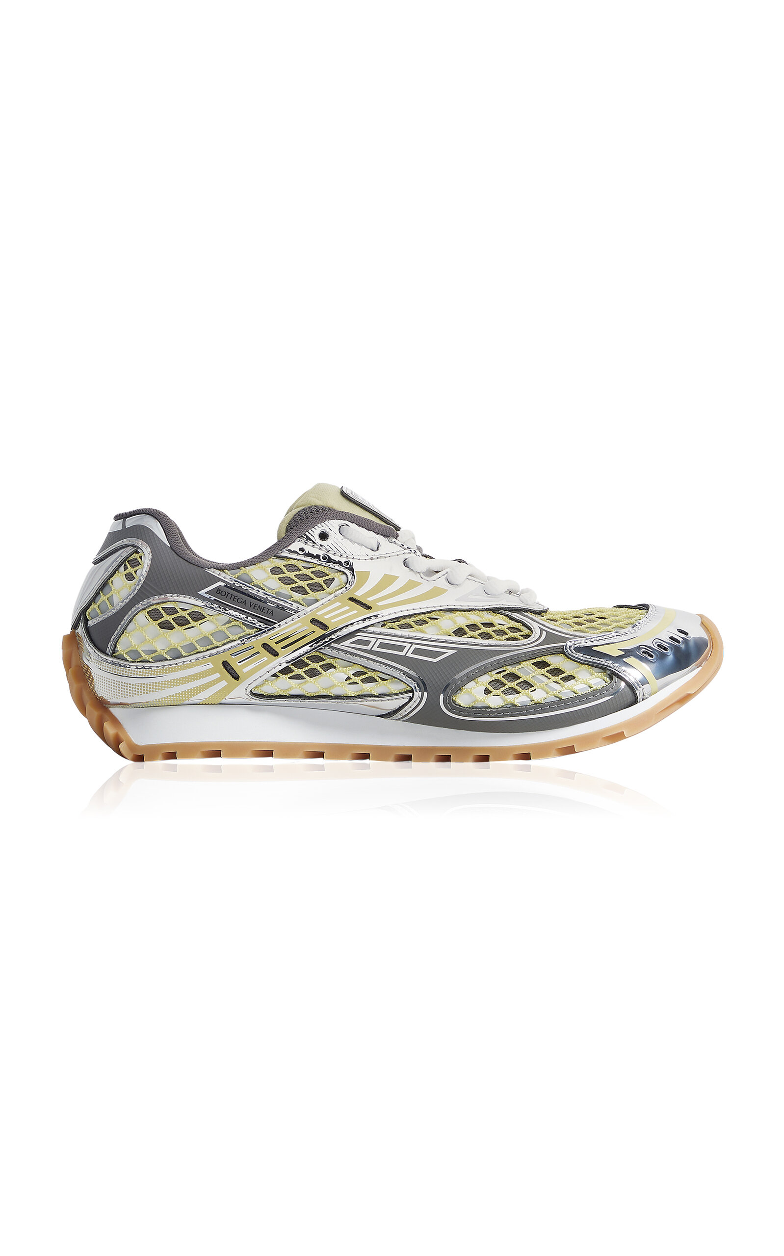 Bottega Veneta Orbit Lace-up Technical Fishnet Sneakers - Moda Operandi