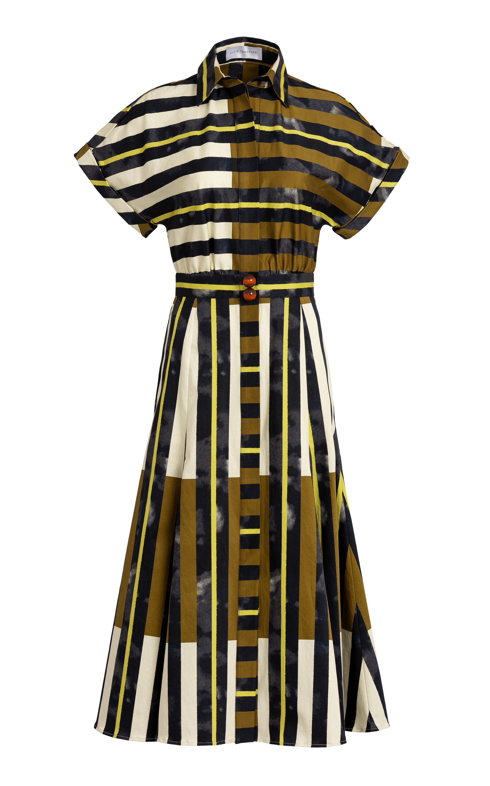 Silvia Tcherassi Noor Cotton Shirt Dress