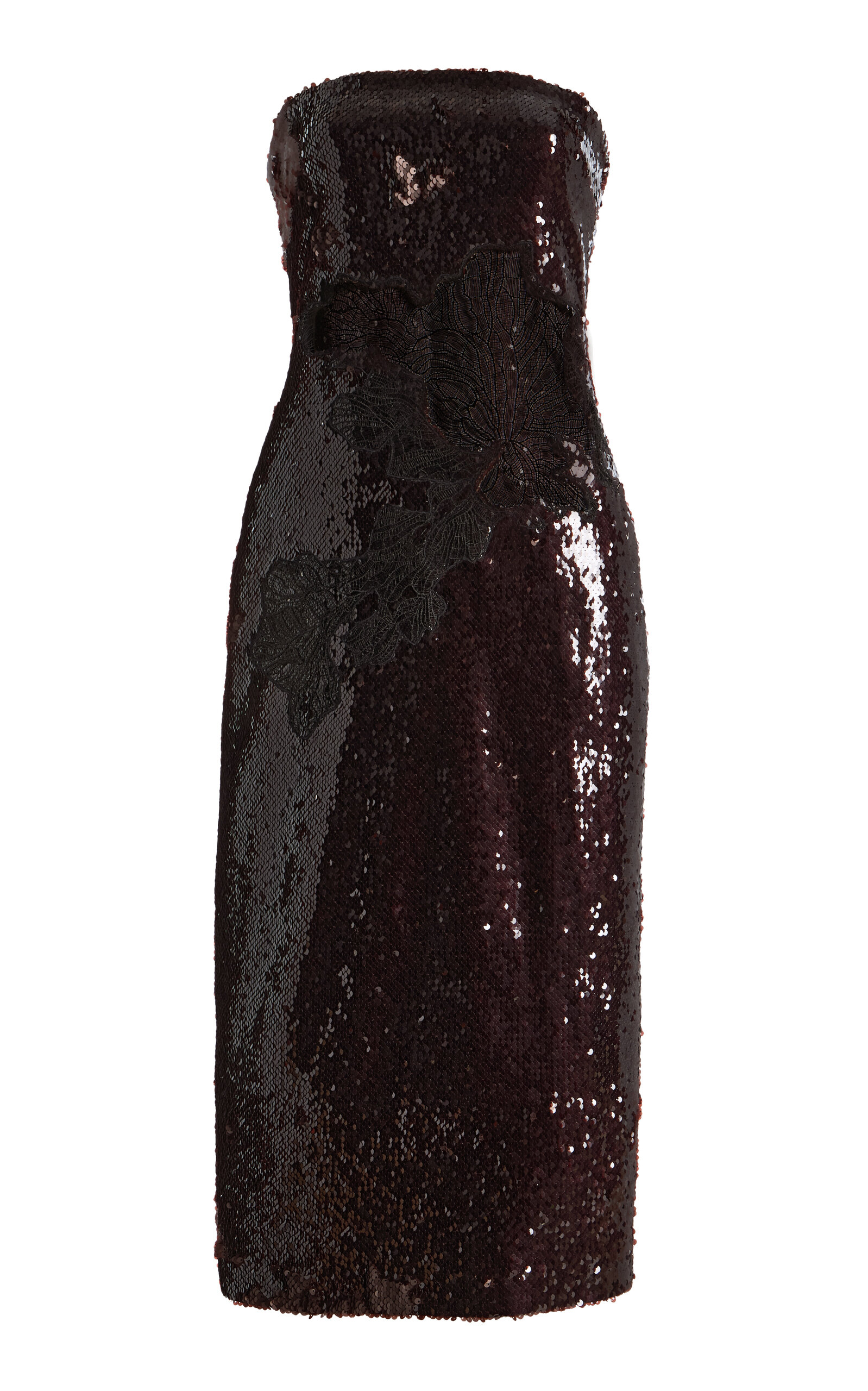 SIRAPOP Exclusive Keenan Strapless Sequin Dress