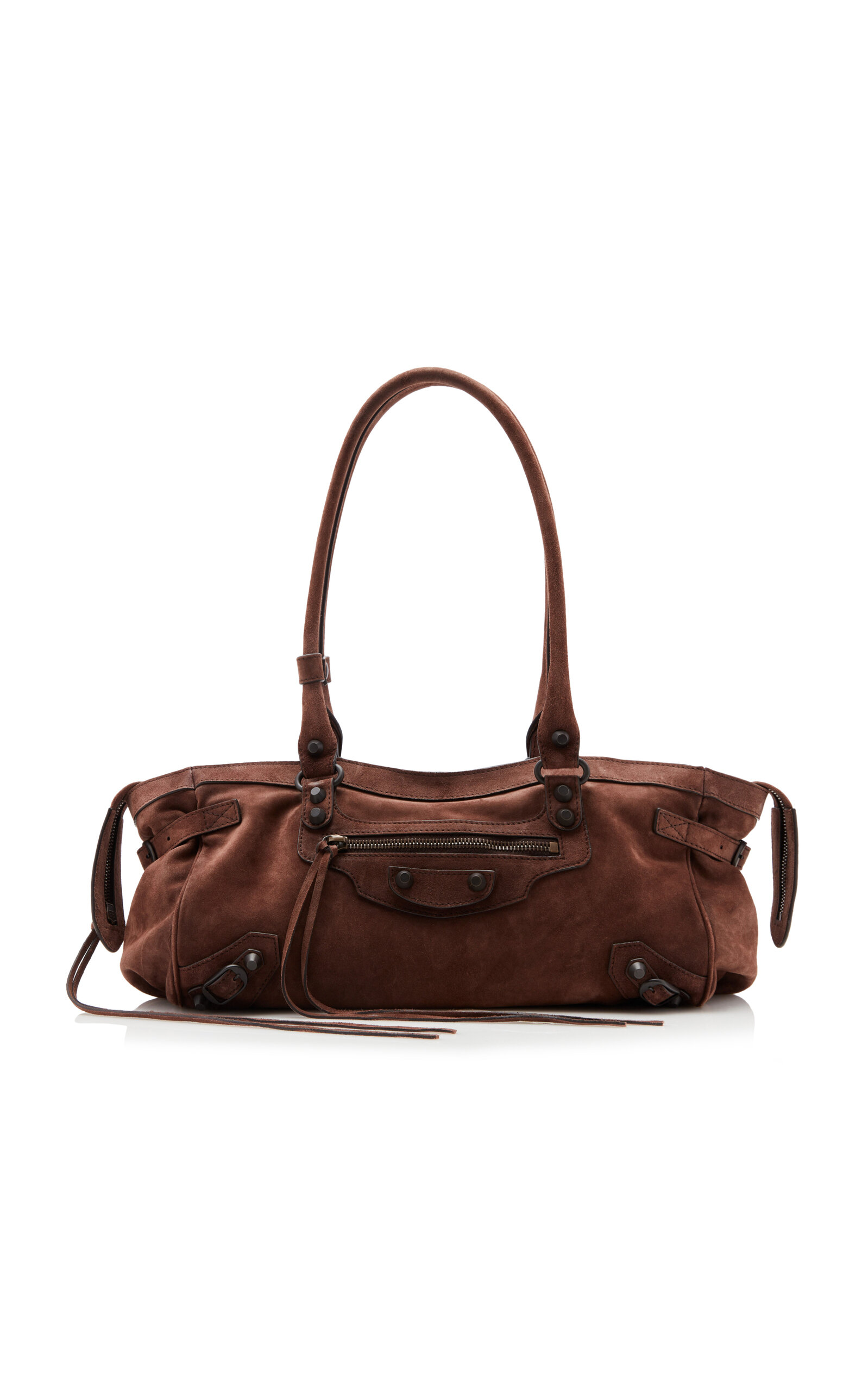 Balenciaga Le City East/West Suede Bag - Moda Operandi