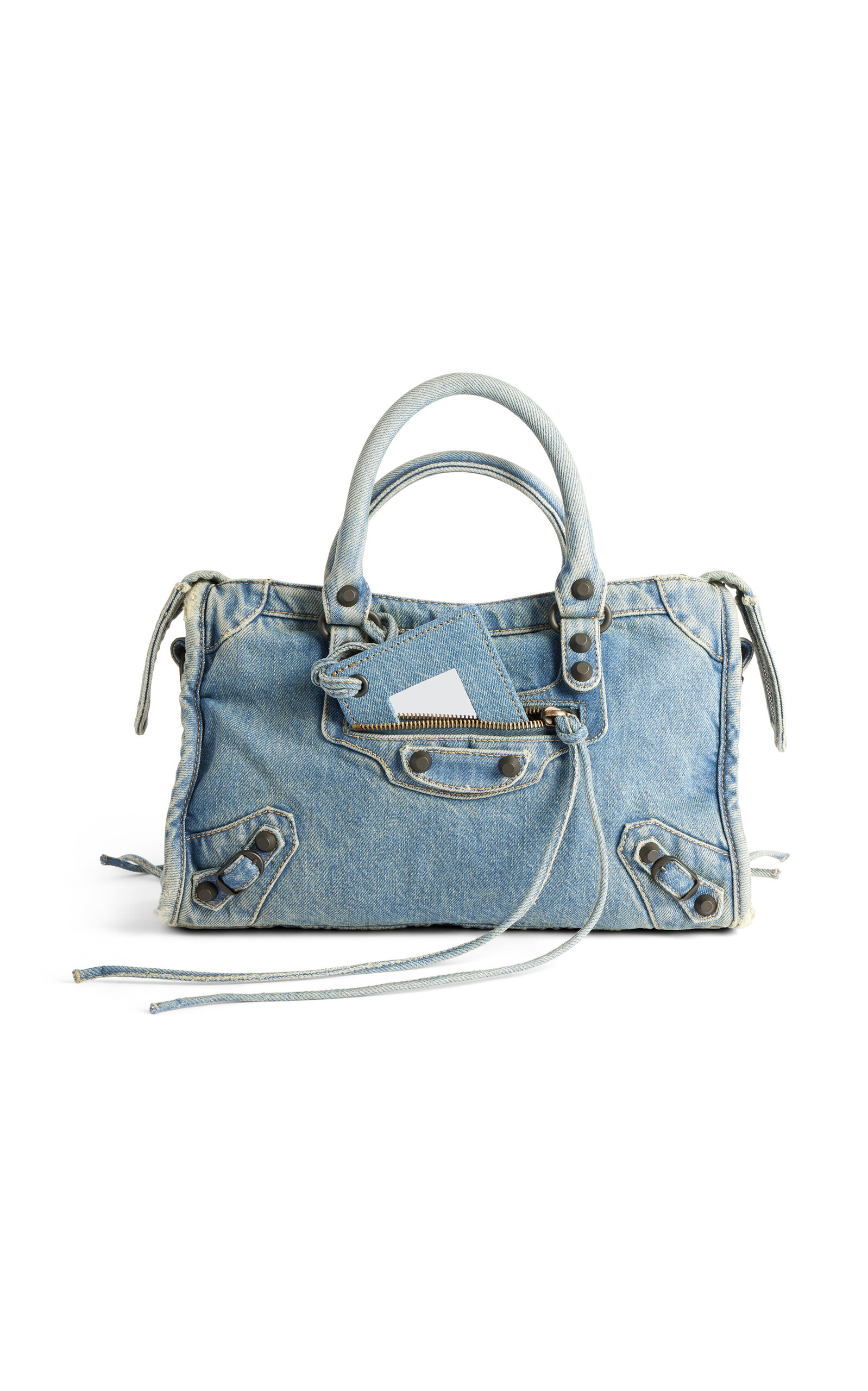 Balenciaga Le City Small Denim Bag - Moda Operandi