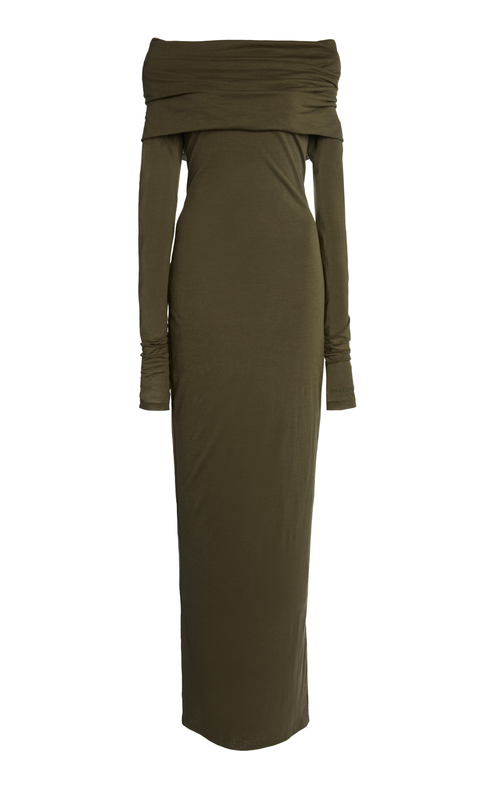 Balenciaga - Jersey Maxi Dress - Green - M - Moda Operandi