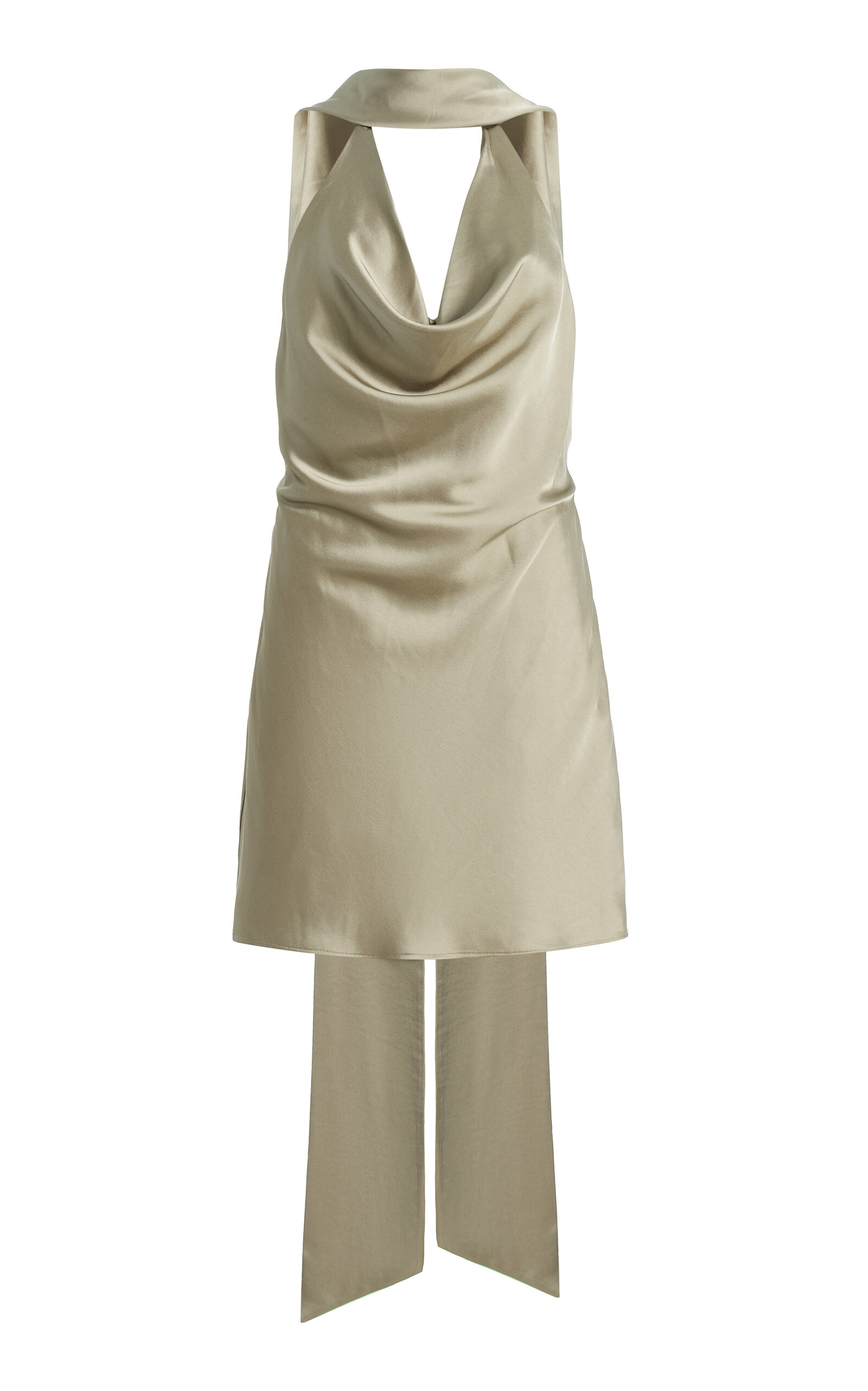 Significant Other Luka Draped Satin Mini Dress - Moda Operandi