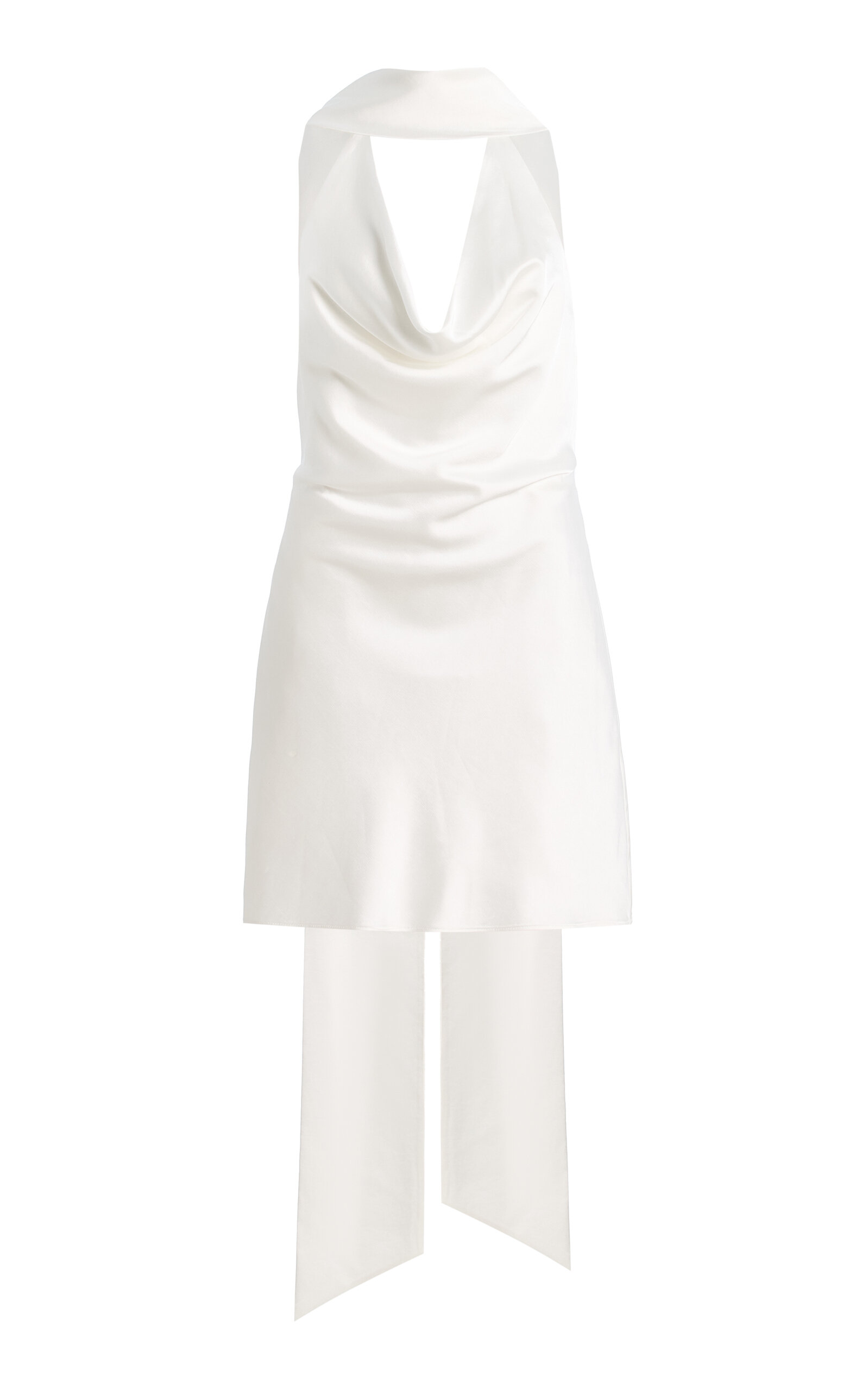 Significant Other Exclusive Luka Draped Satin Mini Dress - Moda Operandi