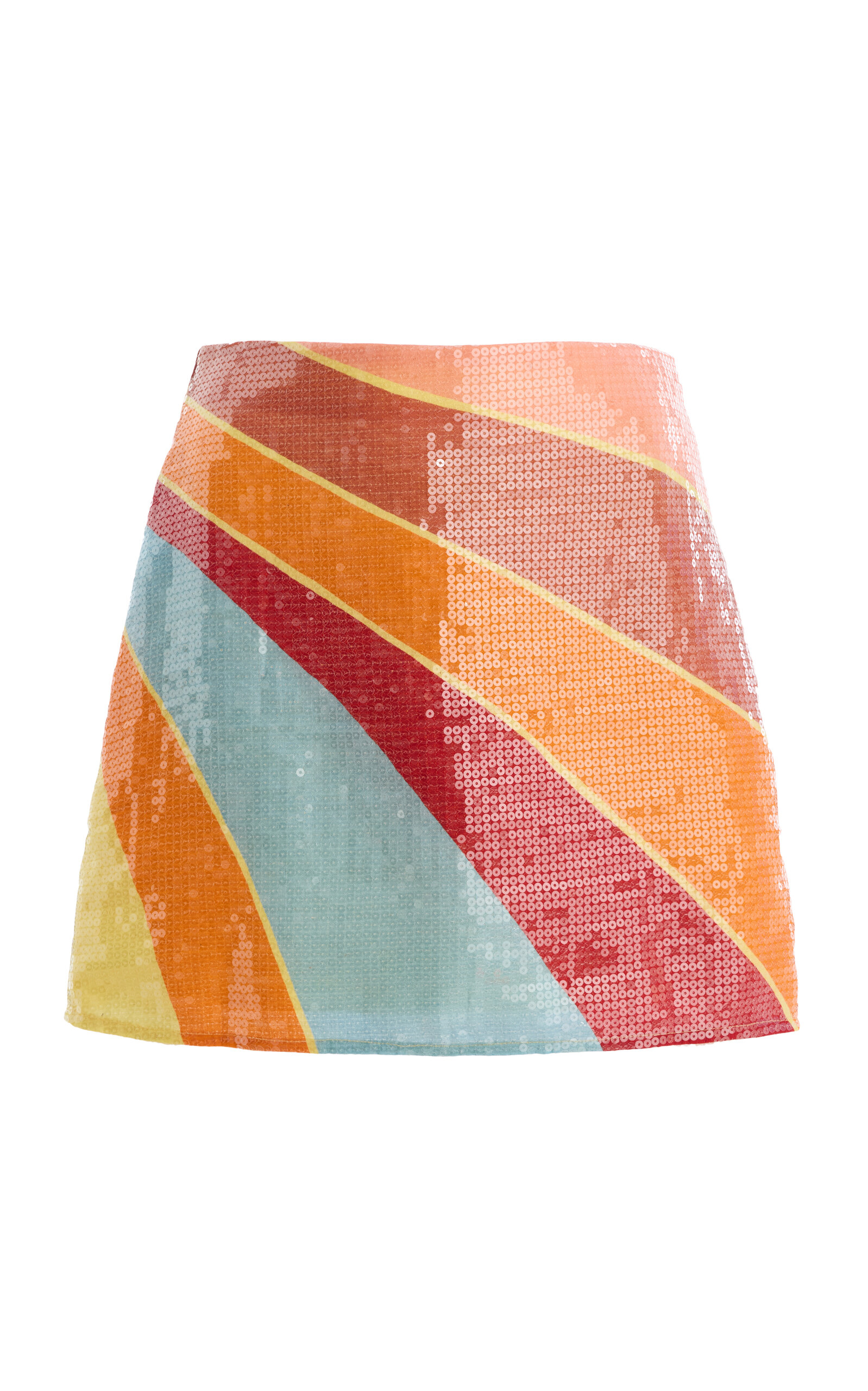 Cala de la Cruz Exclusive La Isla Eve Sequined Linen Mini Skirt | Thumbnail 9