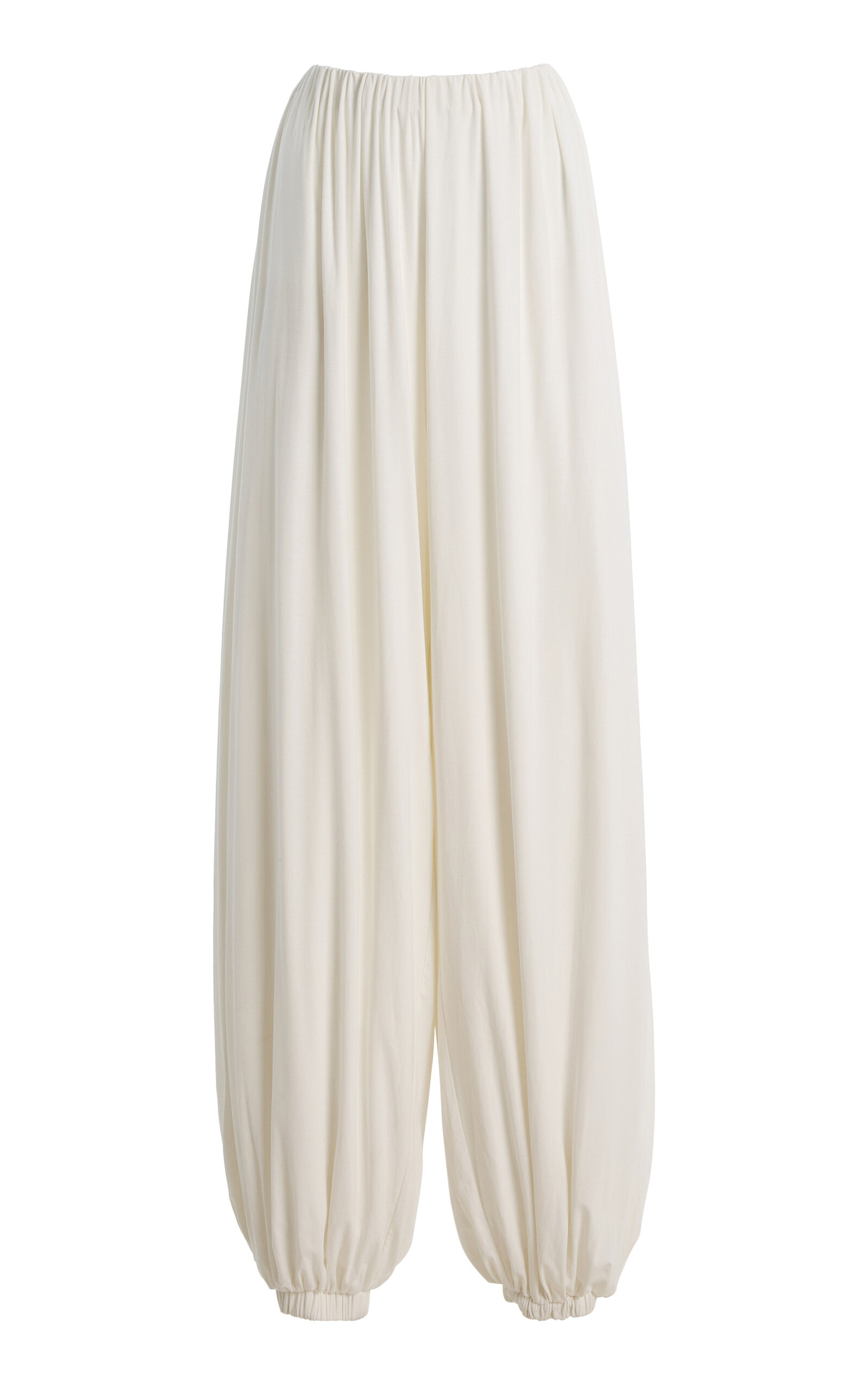Paris Georgia Olive Pleated Wide-Leg Pants | Thumbnail 13