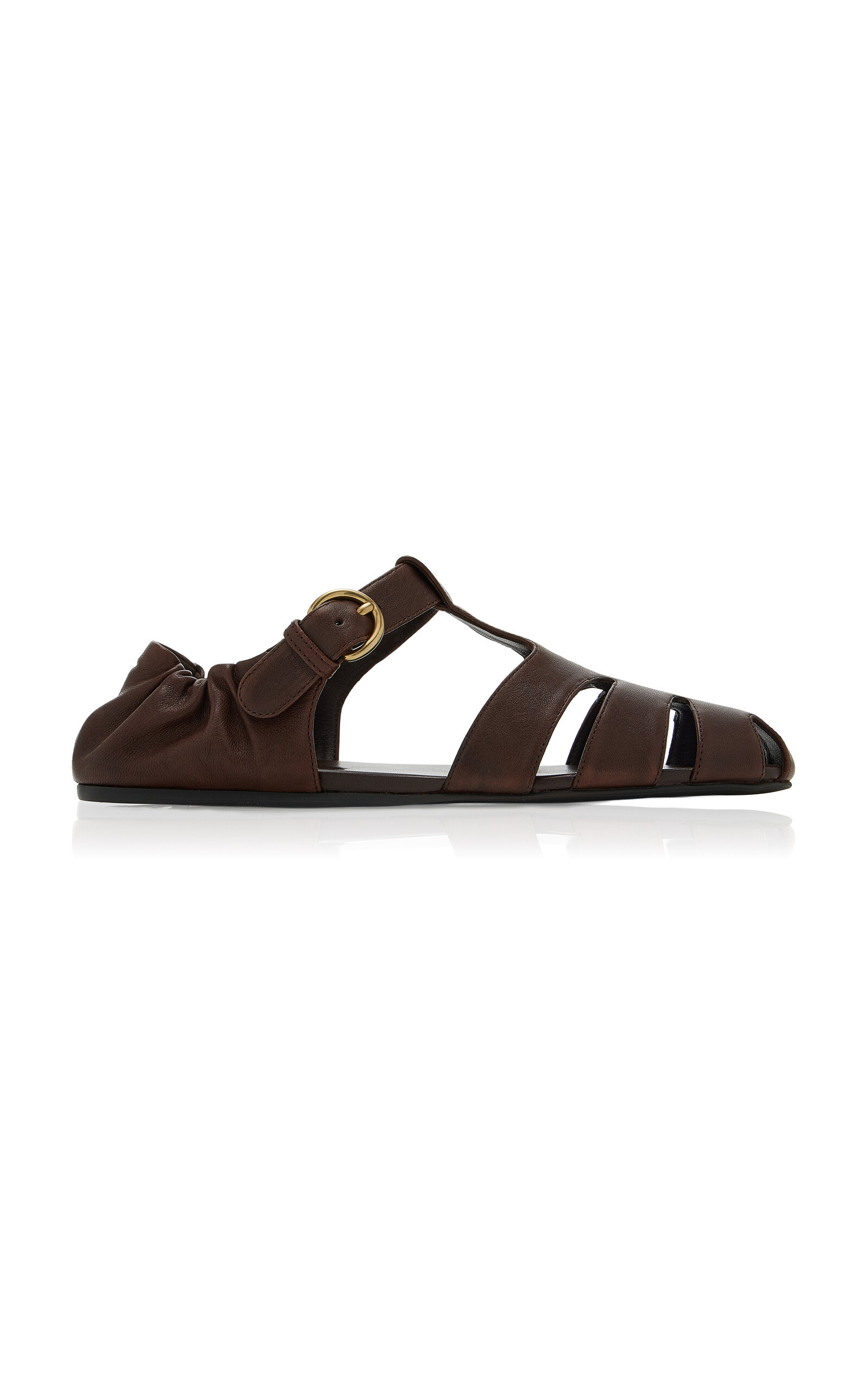Miu Miu Leather Fisherman Sandals | Thumbnail 8