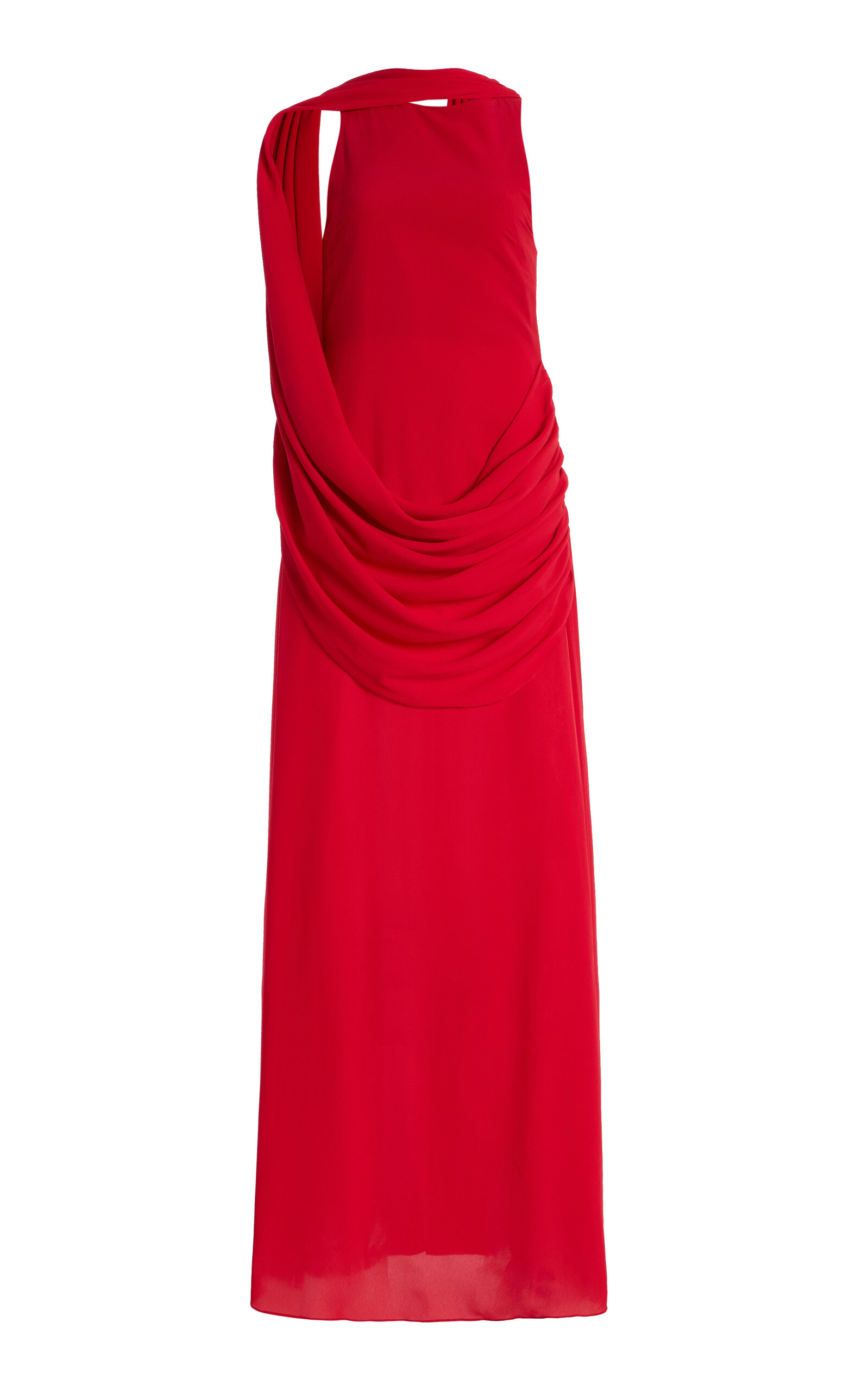 SIRAPOP Exclusive Gigi Crepe Chiffon Maxi Dress