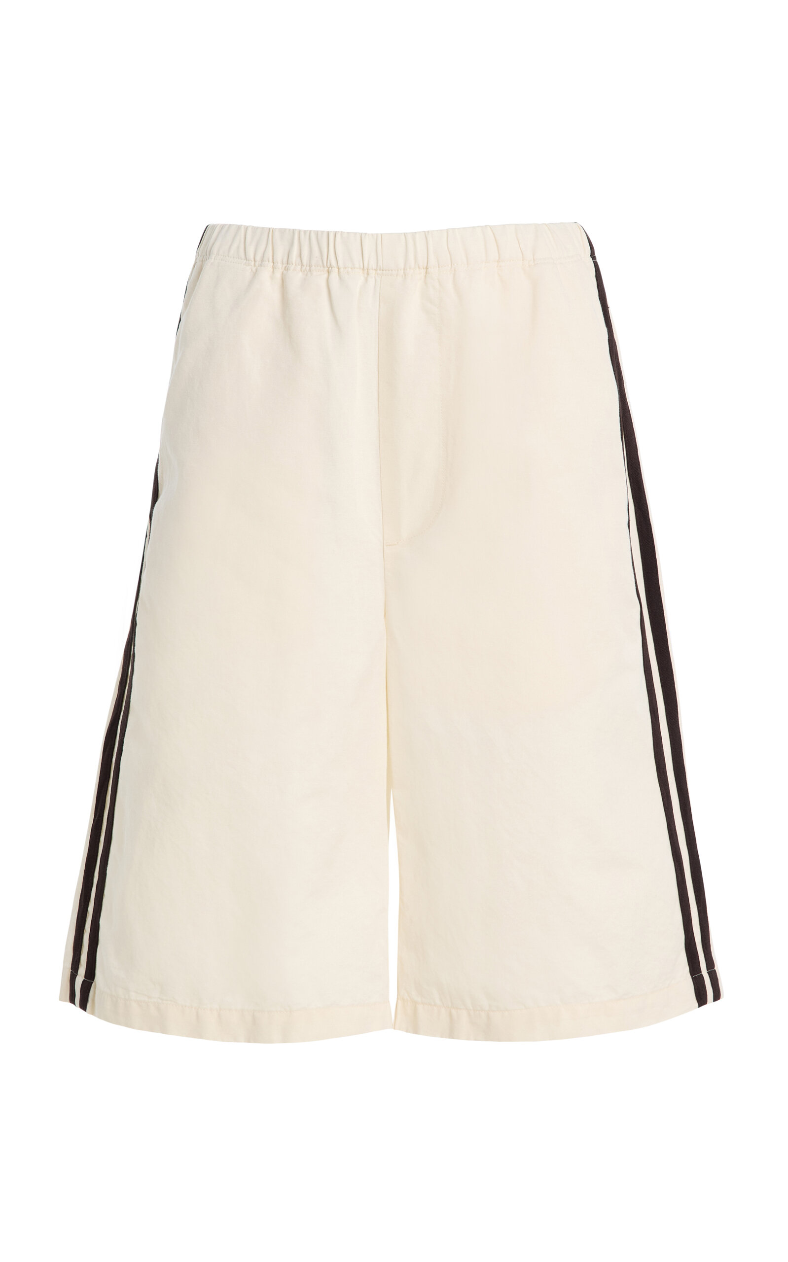 Citizens of Humanity - Anais Cotton-Flax Track Shorts - White - L - Moda Operandi