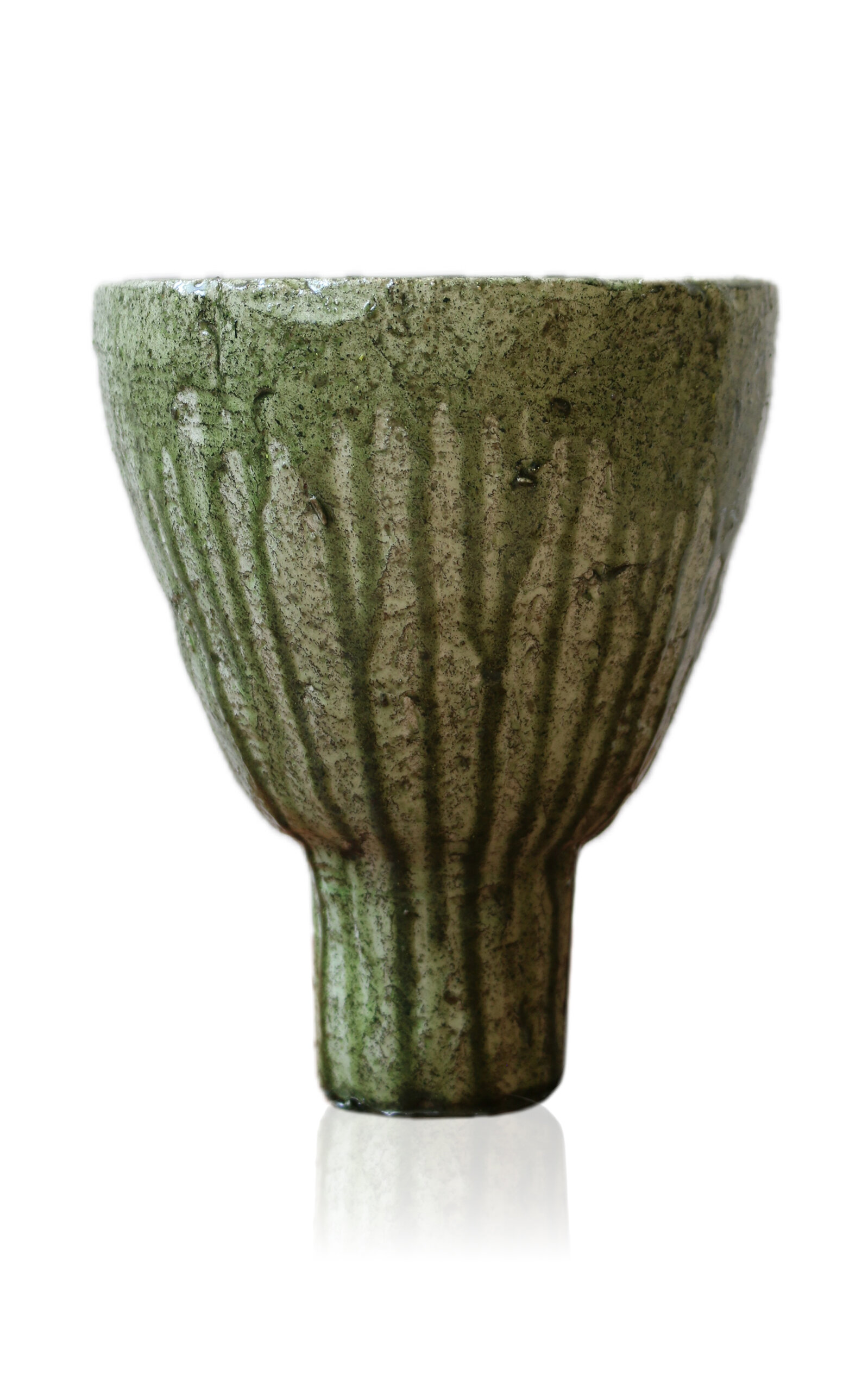 Marcela Cure Hand-Sculpted Vase Edit 1.1 - Green