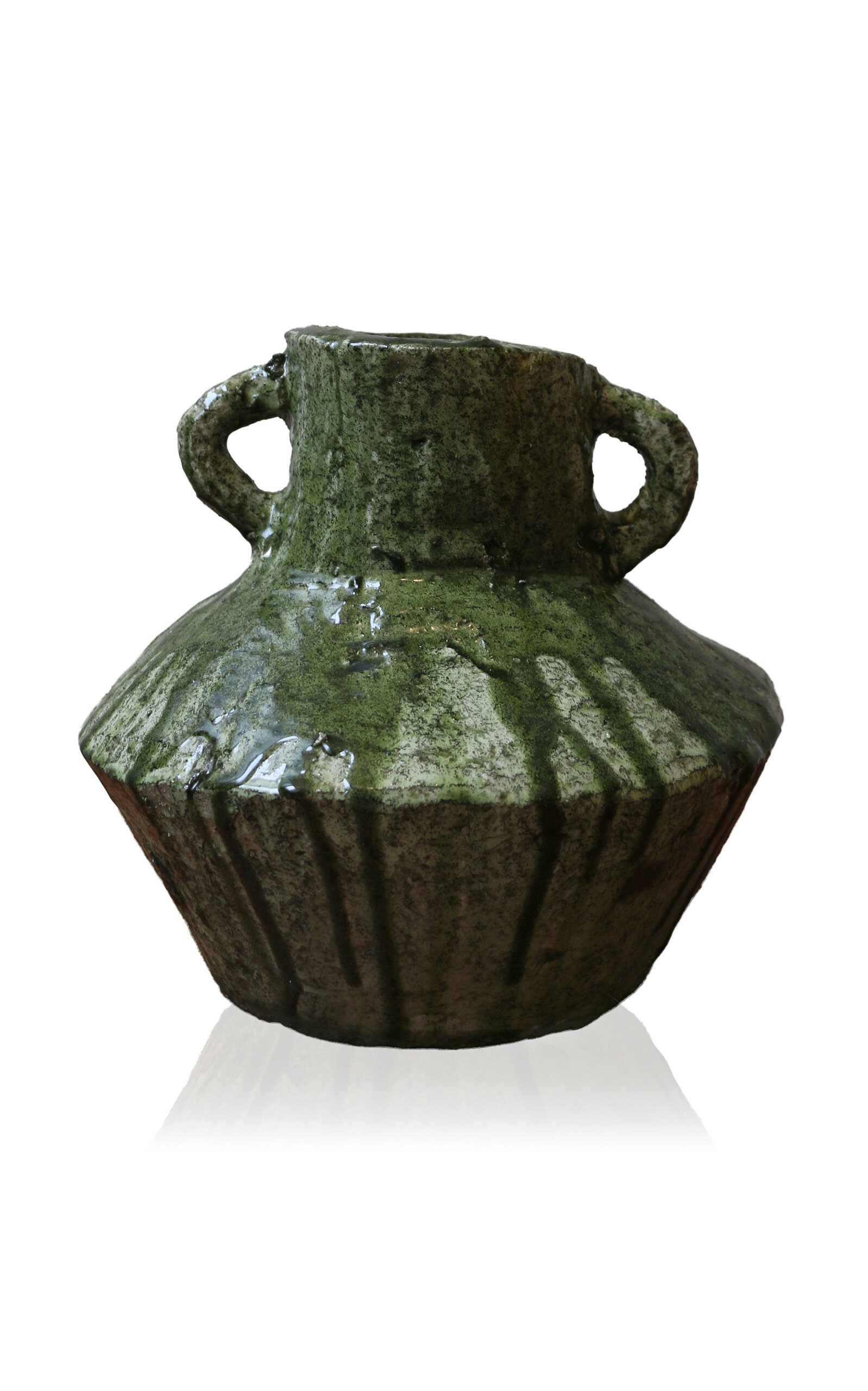 Marcela Cure Hand-Sculpted Vase Edit 1.6 - Green