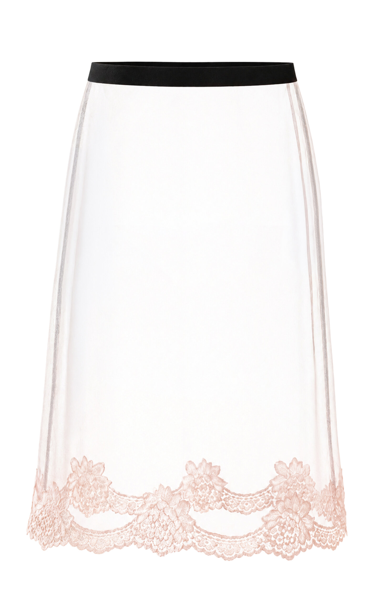 Valentino Garavani Lace-Trimmed Mesh Midi Skirt | Thumbnail 5 Valentino Garavani Lace-Trimmed Mesh Midi Skirt | Thumbnail 5