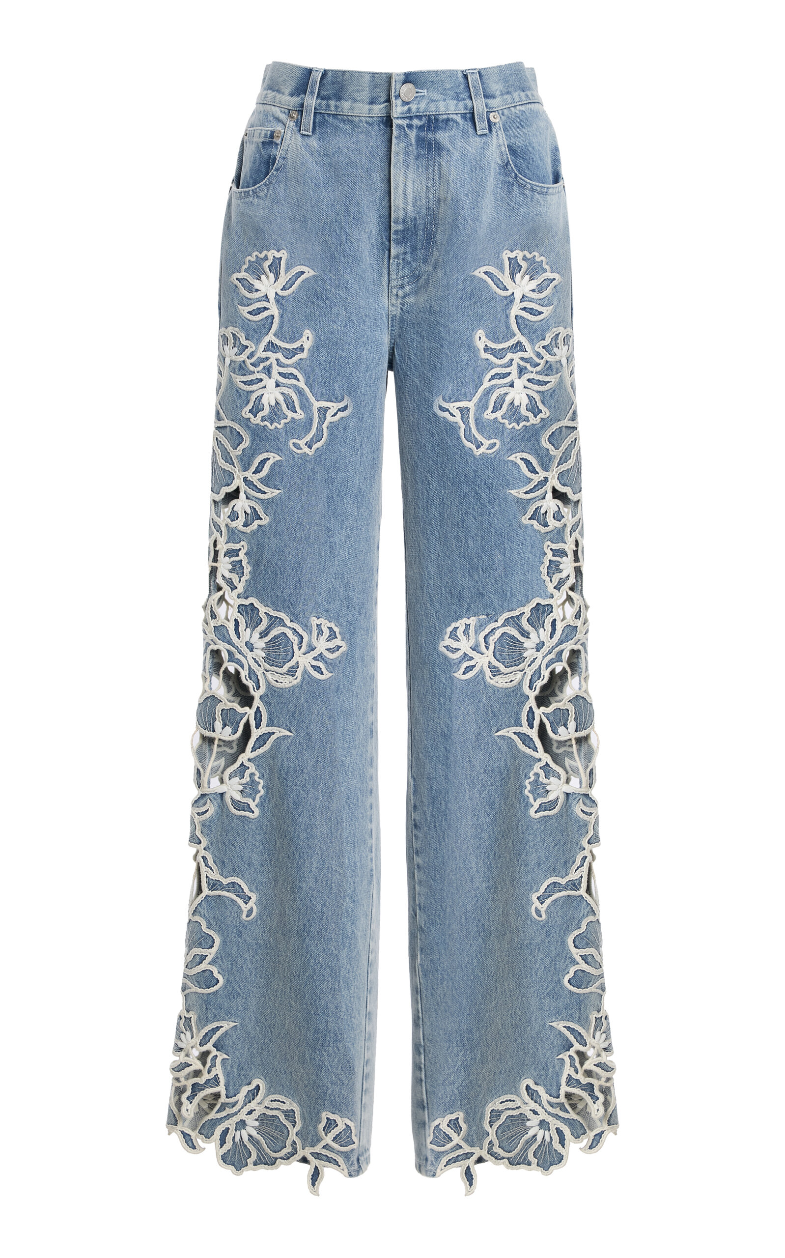 SIMKHAI Porter Rigid Mid-Rise Wide-Leg Jeans | Thumbnail 10 SIMKHAI Porter Rigid Mid-Rise Wide-Leg Jeans | Thumbnail 10
