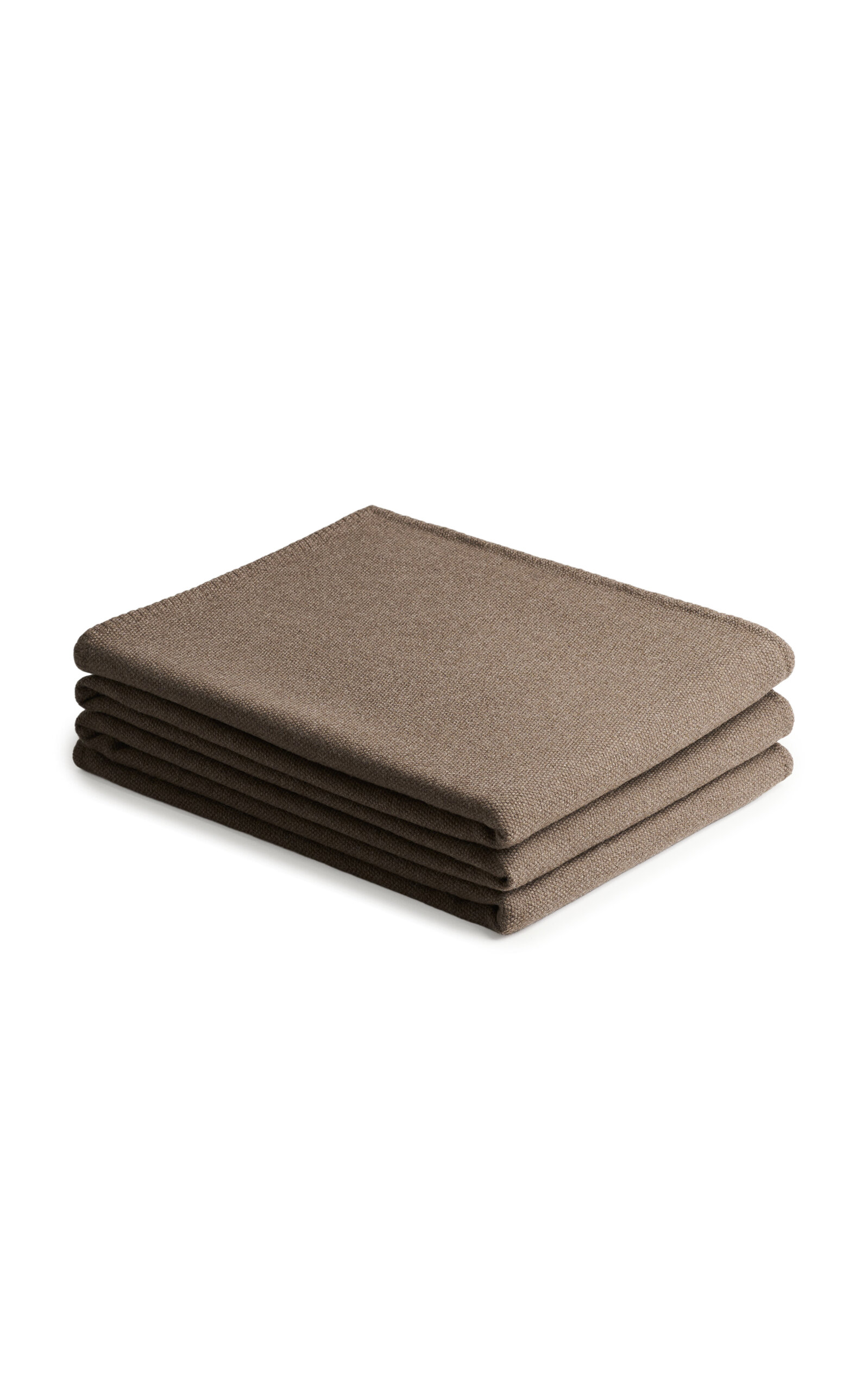 Nordic Knots Exclusive Heritage Cashmere Throw - Taupe
