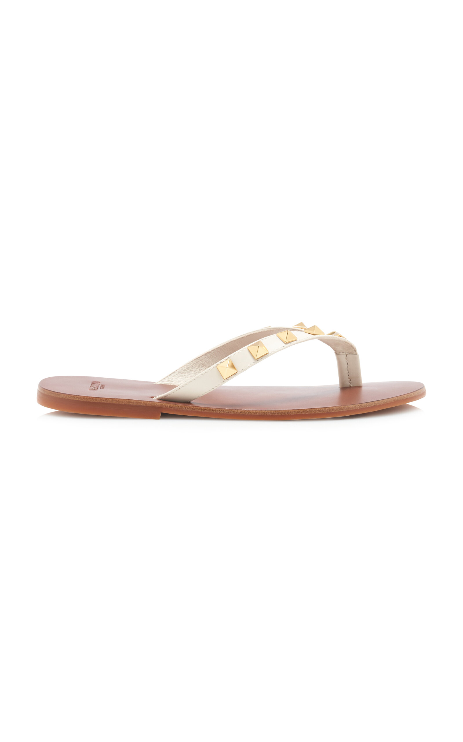 Valentino Garavani Rockstud Thong Leather Sandals