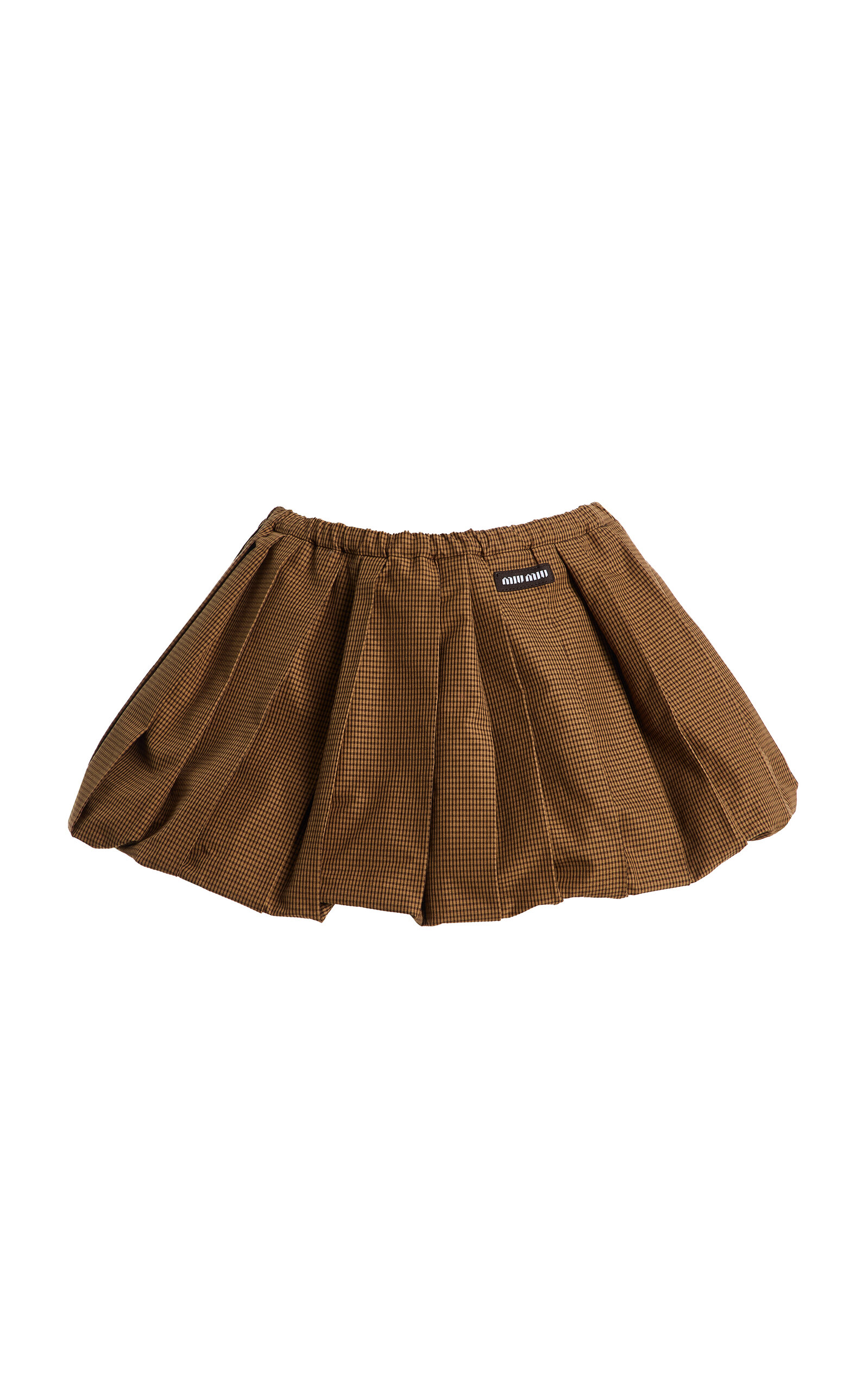 Miu Miu Vichy Checked Cotton Mini Skirt | Thumbnail 7 Miu Miu Vichy Checked Cotton Mini Skirt | Thumbnail 7