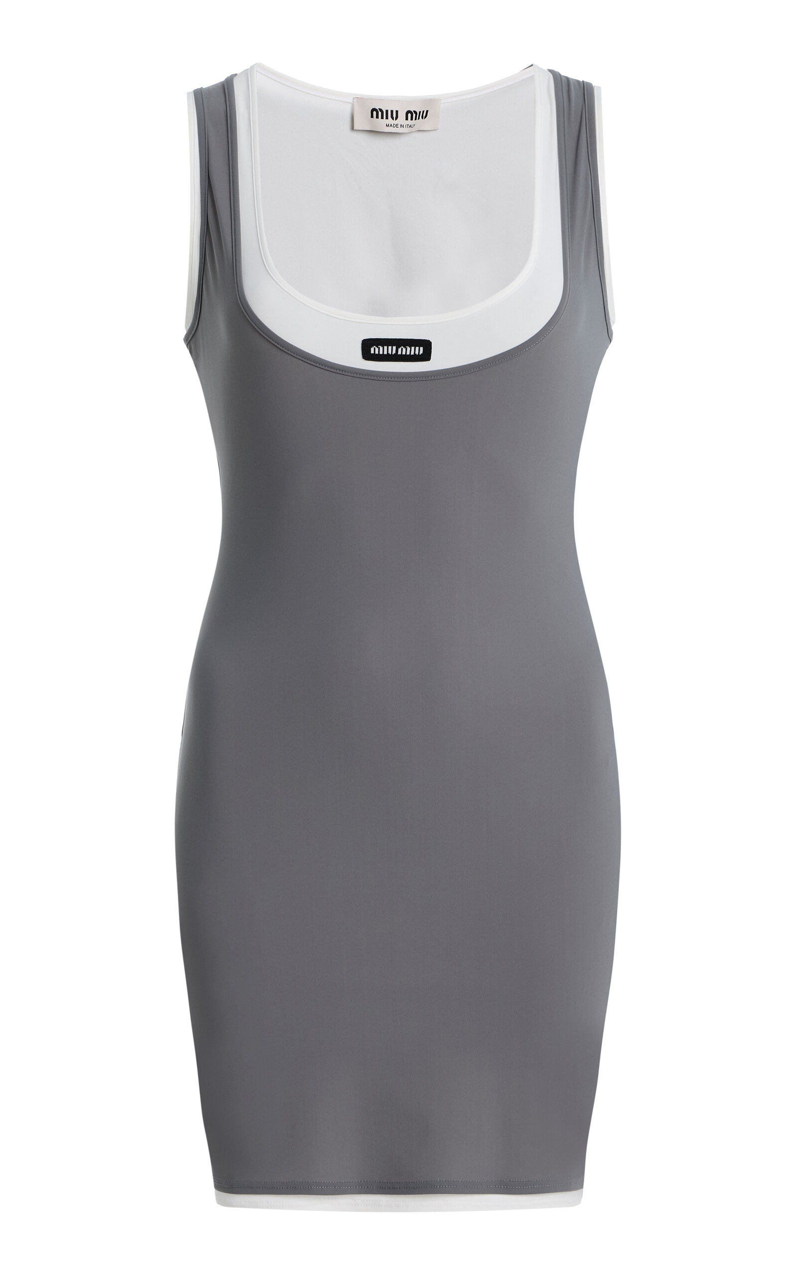 Miu Miu Jersey Mini Dress - Moda Operandi