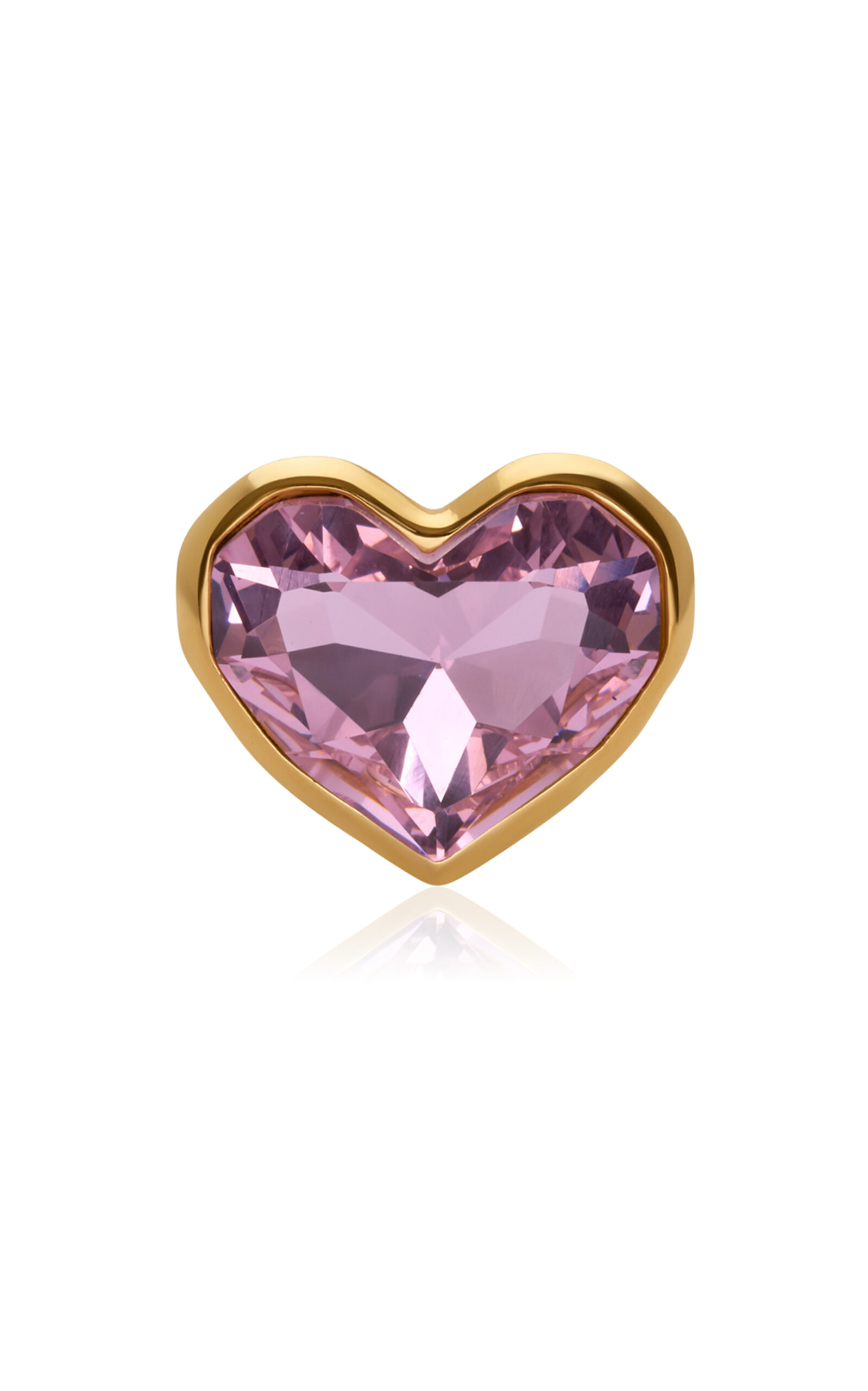 Oscar de la Renta - Large Heart Ring - Pink - OS - Moda Operandi - Gifts For Her