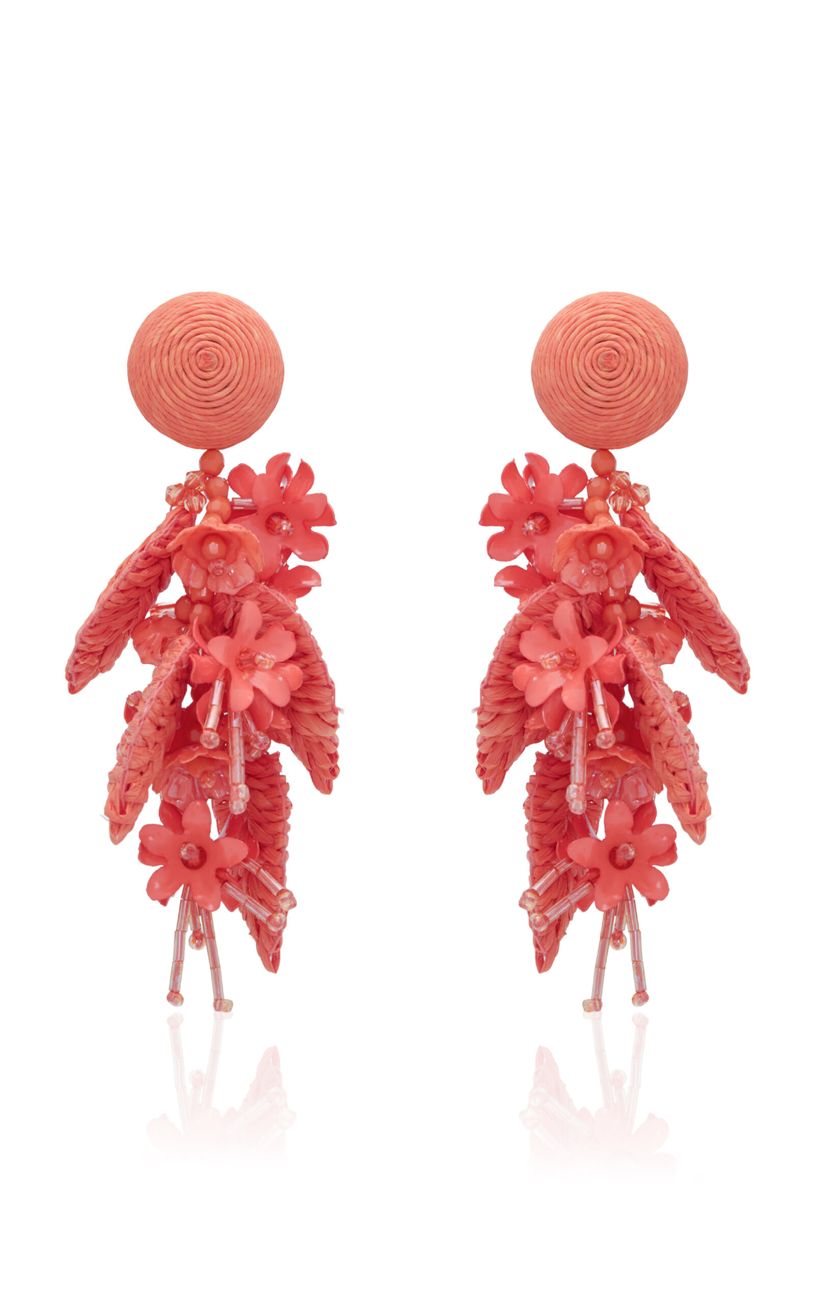 Oscar de la Renta - Tassel Bouquet Earrings - Orange - OS - Moda Operandi - Gifts For Her