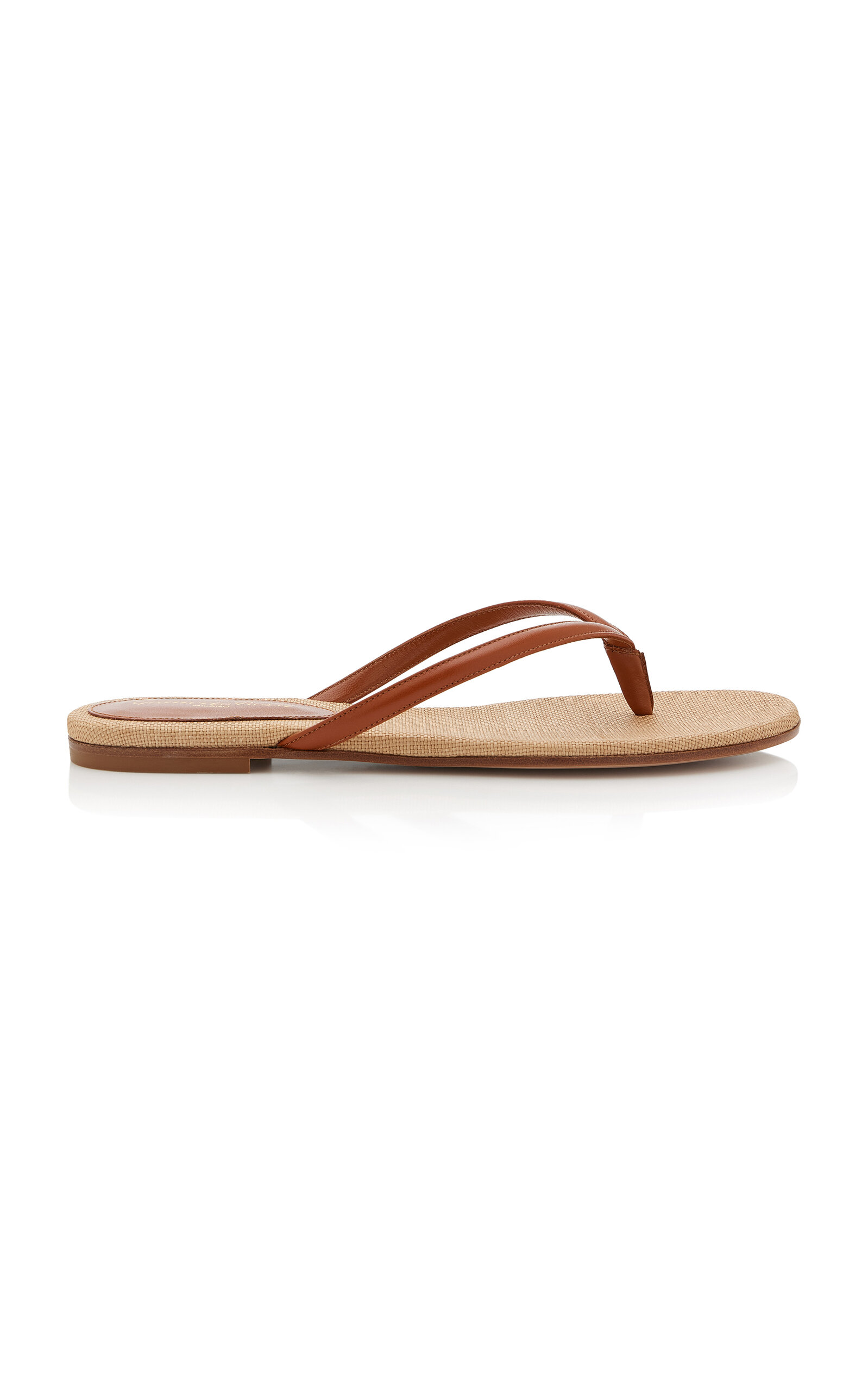 Gianvito Rossi Calypso Leather Thong Sandals