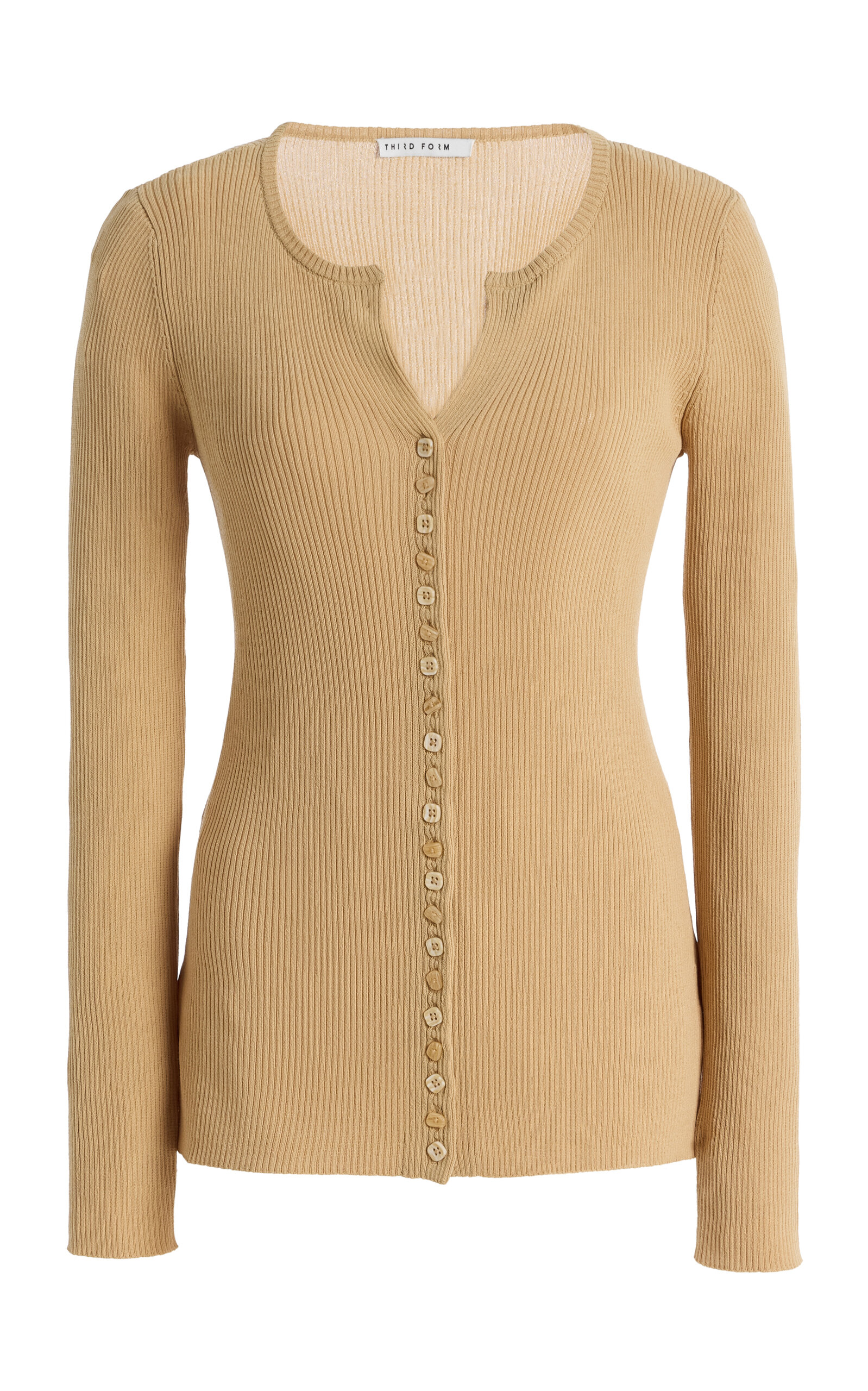 Third Form Exclusive Moonlit Ribbed Knit Cardigan - Moda Operandi