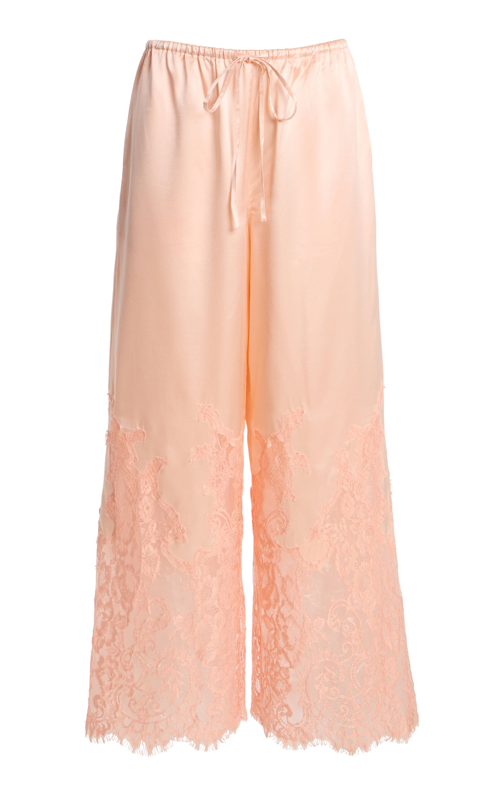 Third Form Exclusive Adore Lace-Trimmed Silk-Blend Pants