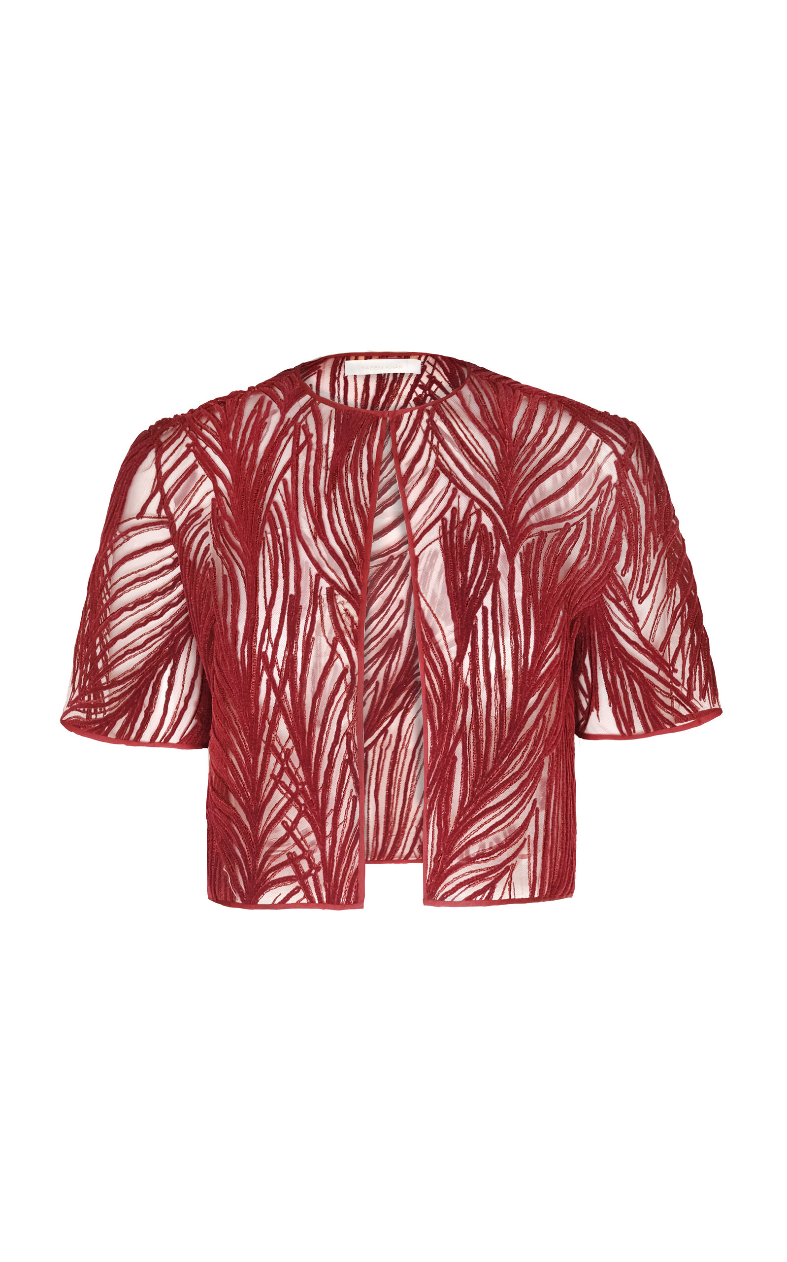 Naeem Khan Light Velvet Bolero