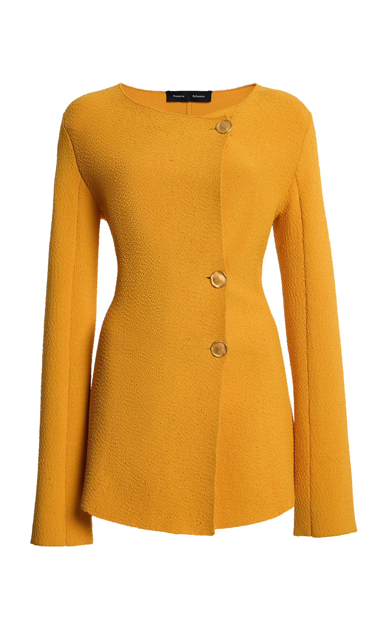 Proenza Schouler Sukki Draped Boucle Knit Jacket - Moda Operandi