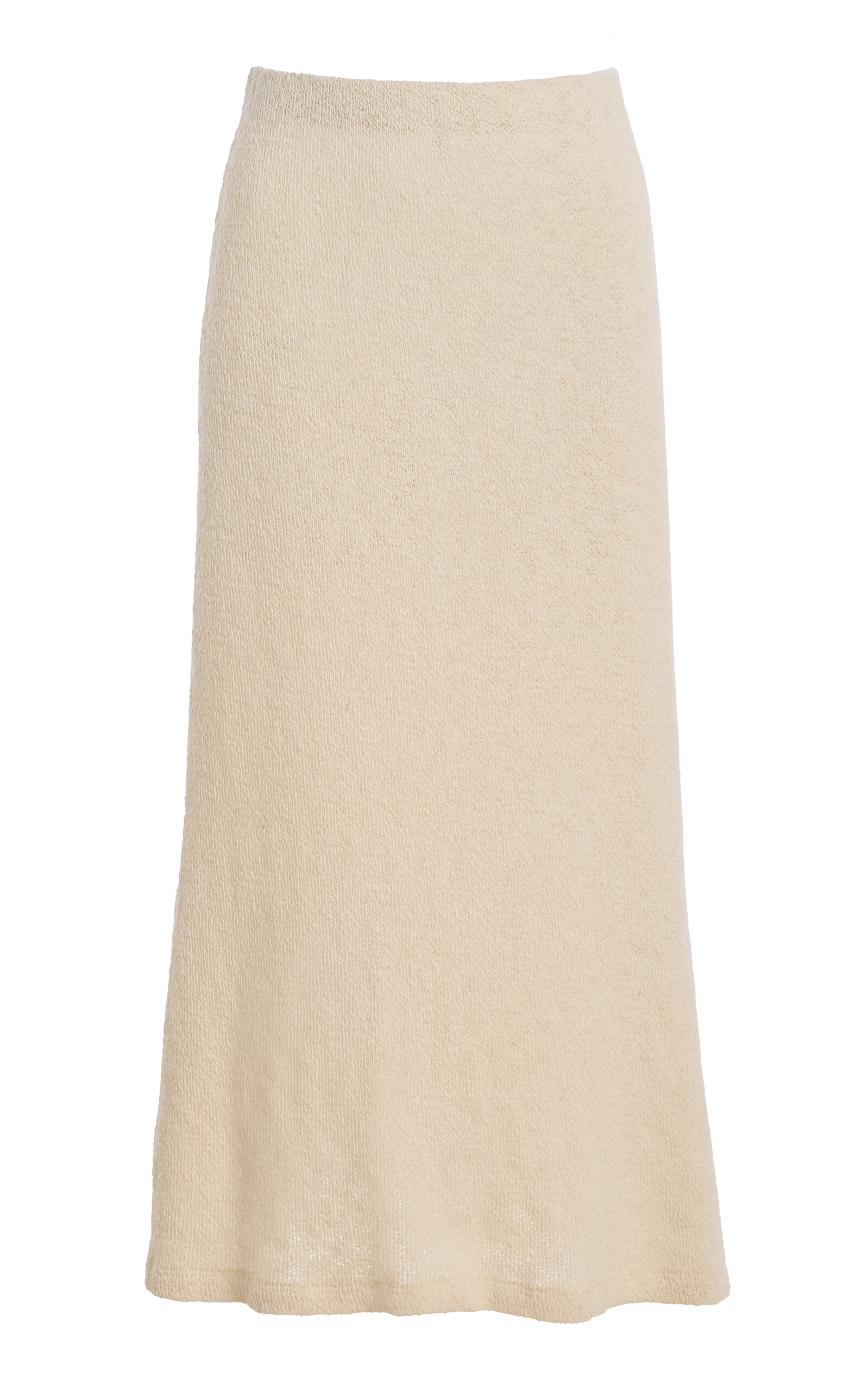 Anemos The Rey Crochet-knit Midi Skirt In Brown