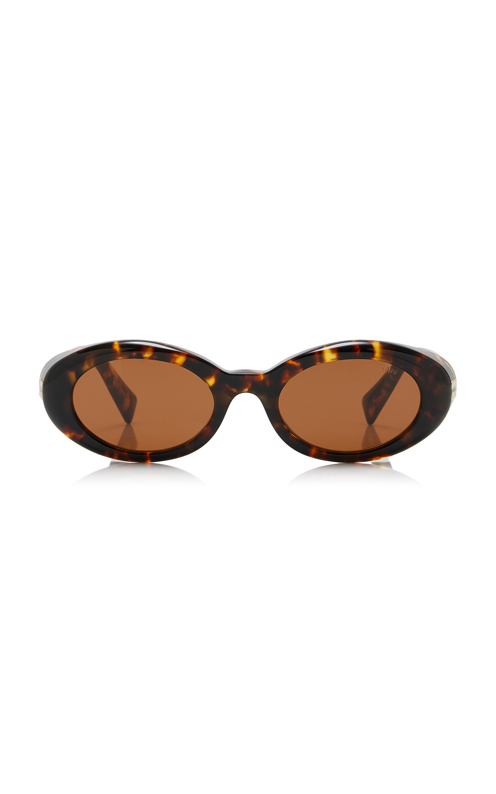 Miu Miu Round-Frame Acetate Sunglasses
