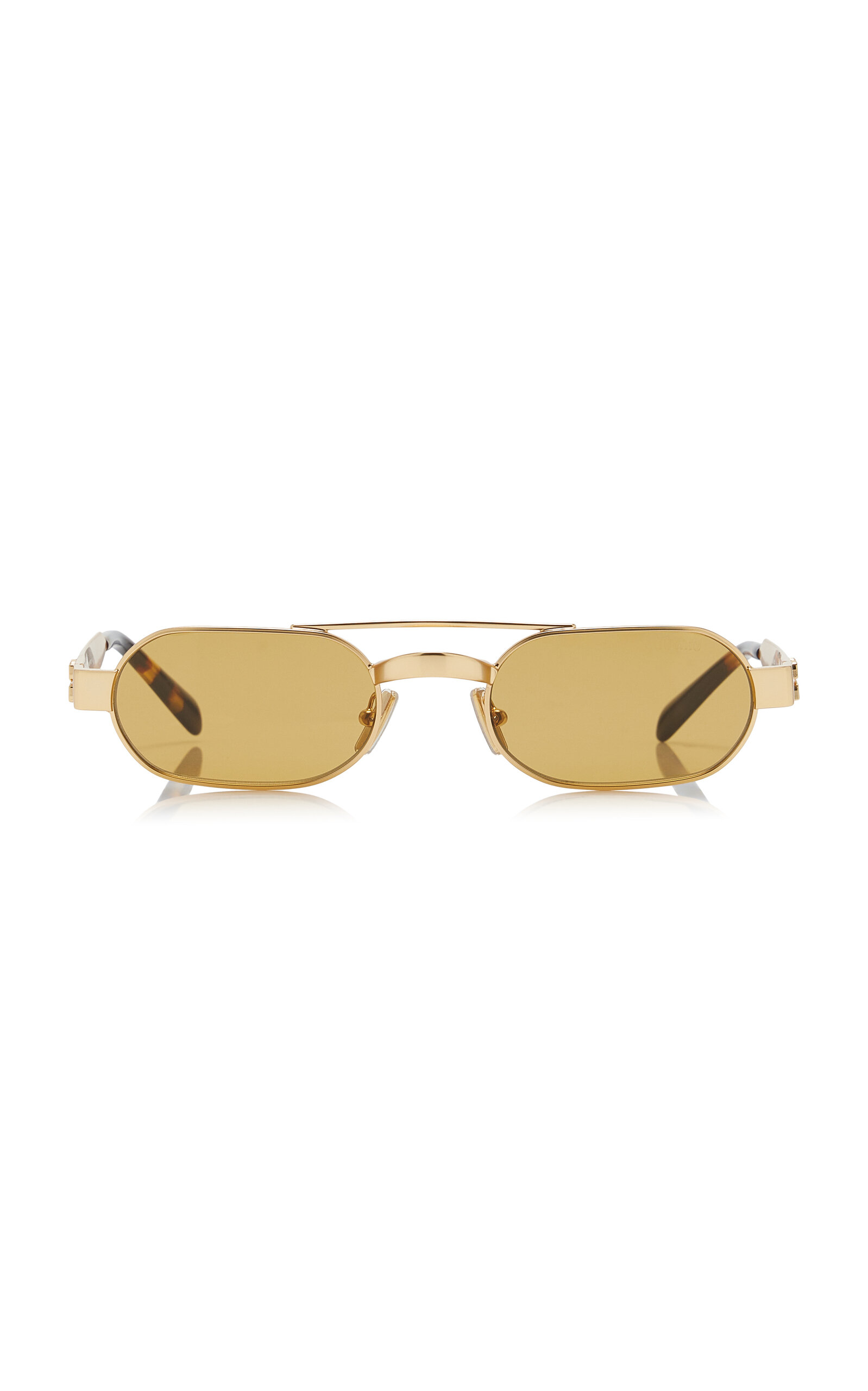 Miu Miu Aviator-Frame Metal Sunglasses