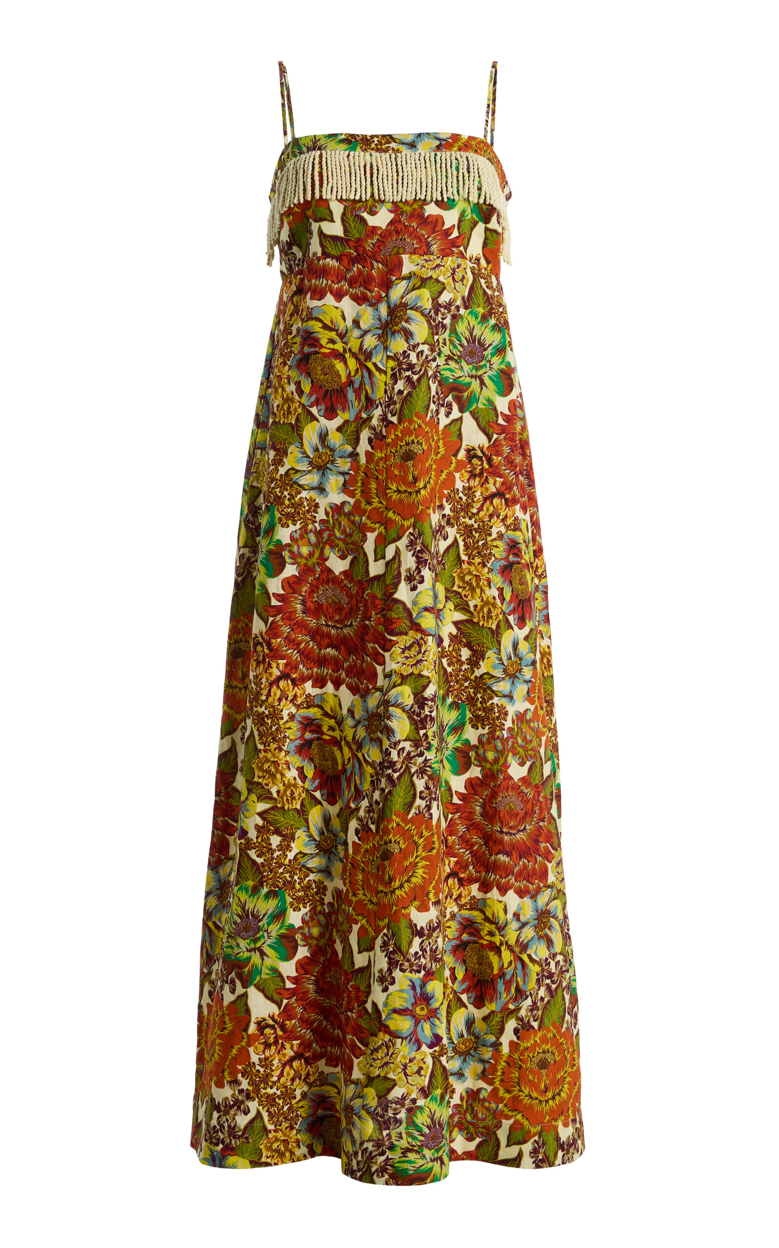 ALÉMAIS Lana Fringed Floral Linen Day Dress | Thumbnail 8 ALÉMAIS Lana Fringed Floral Linen Day Dress | Thumbnail 8