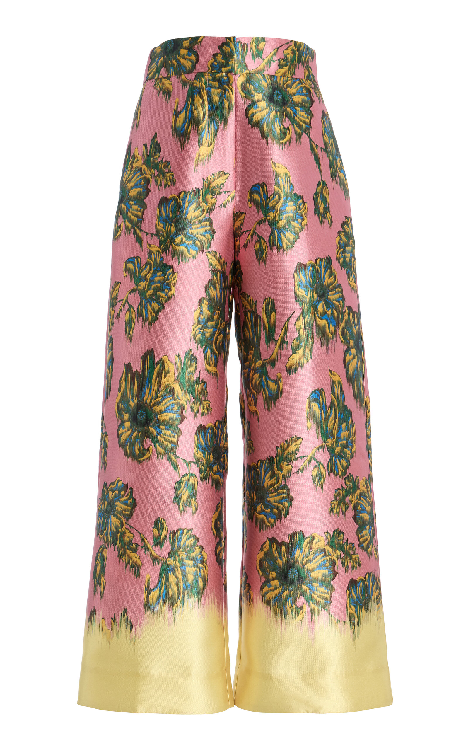 ALÉMAIS - Faye Satin Wide-Leg Pants - Multi - AU 12 - Moda Operandi
