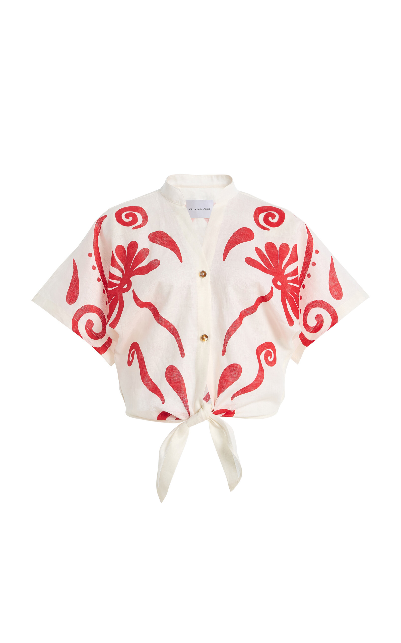 Cala de la Cruz Leroy Linen Top