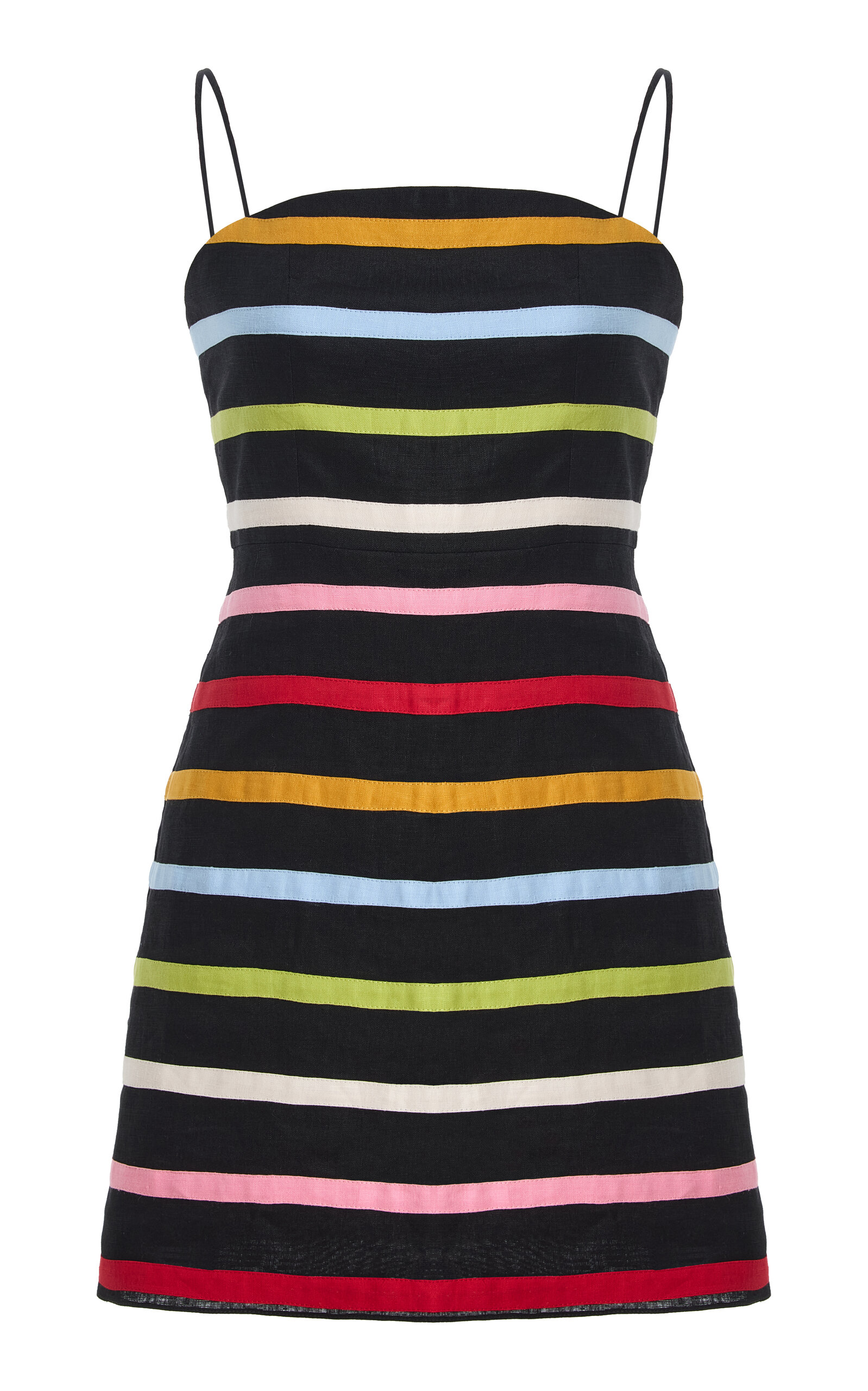 Cala de la Cruz Roma Striped Linen Mini Dress | Thumbnail 7