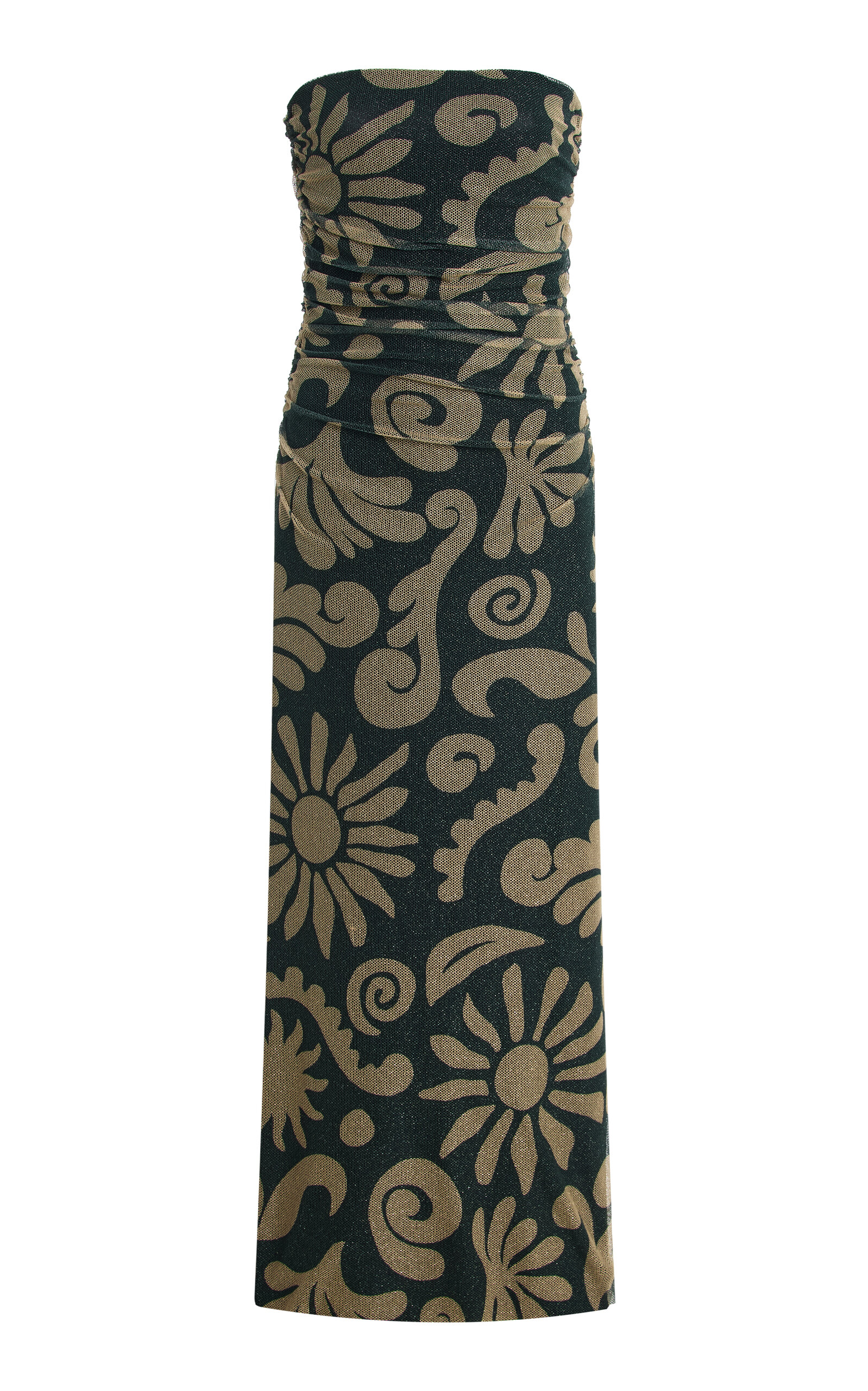Cala de la Cruz Daphne Printed Poplin Maxi Dress