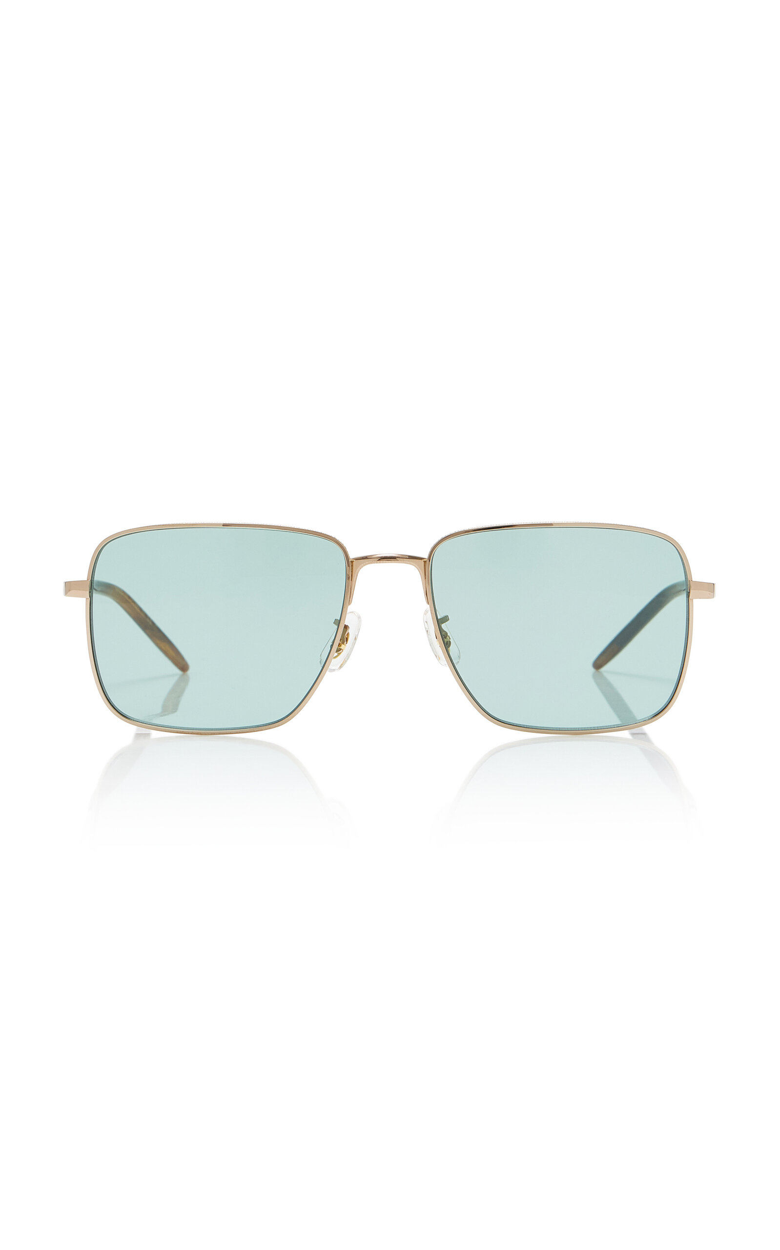 Oliver Peoples Welston Square-Frame Metal Sunglasses