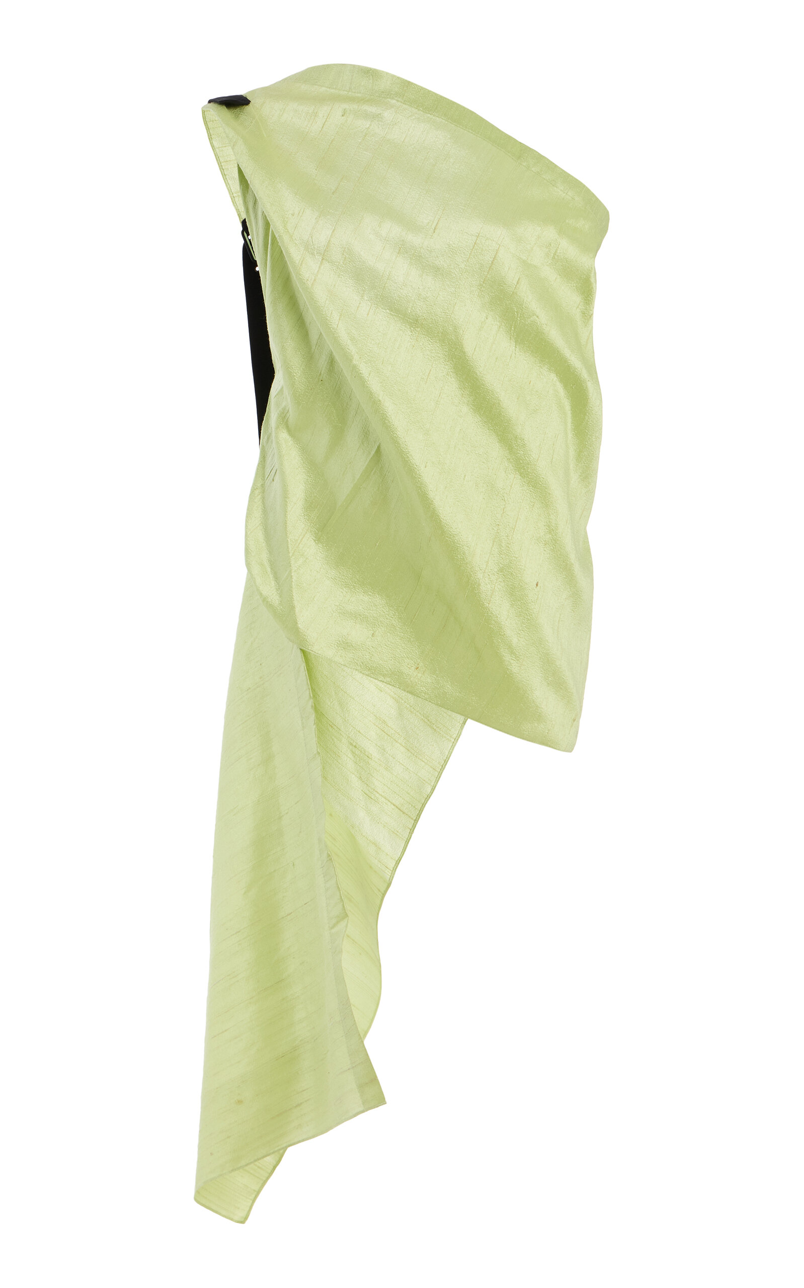 Rosie Assoulin Tail End Draped Silk Top